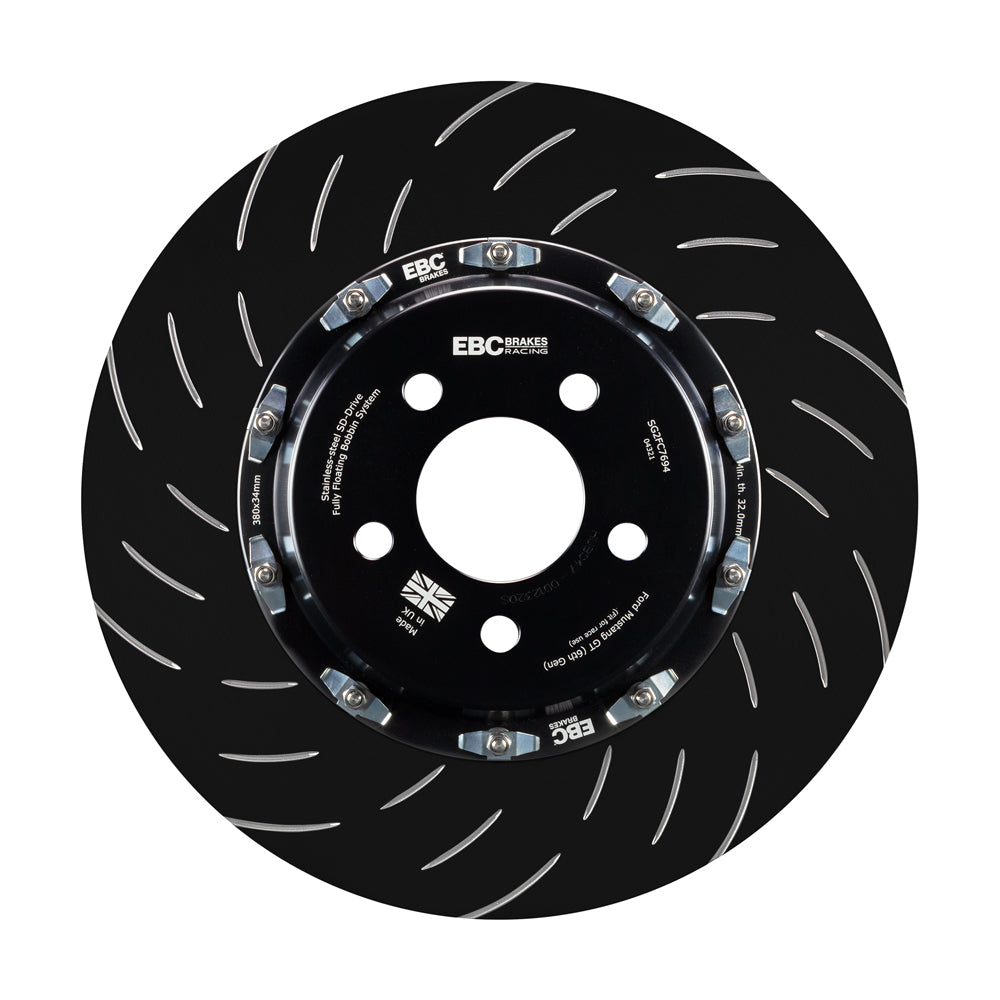 EBC Brakes 380x34mm Front Racing 2-Piece Floating Brake Discs (Pair) – SG2FC7694