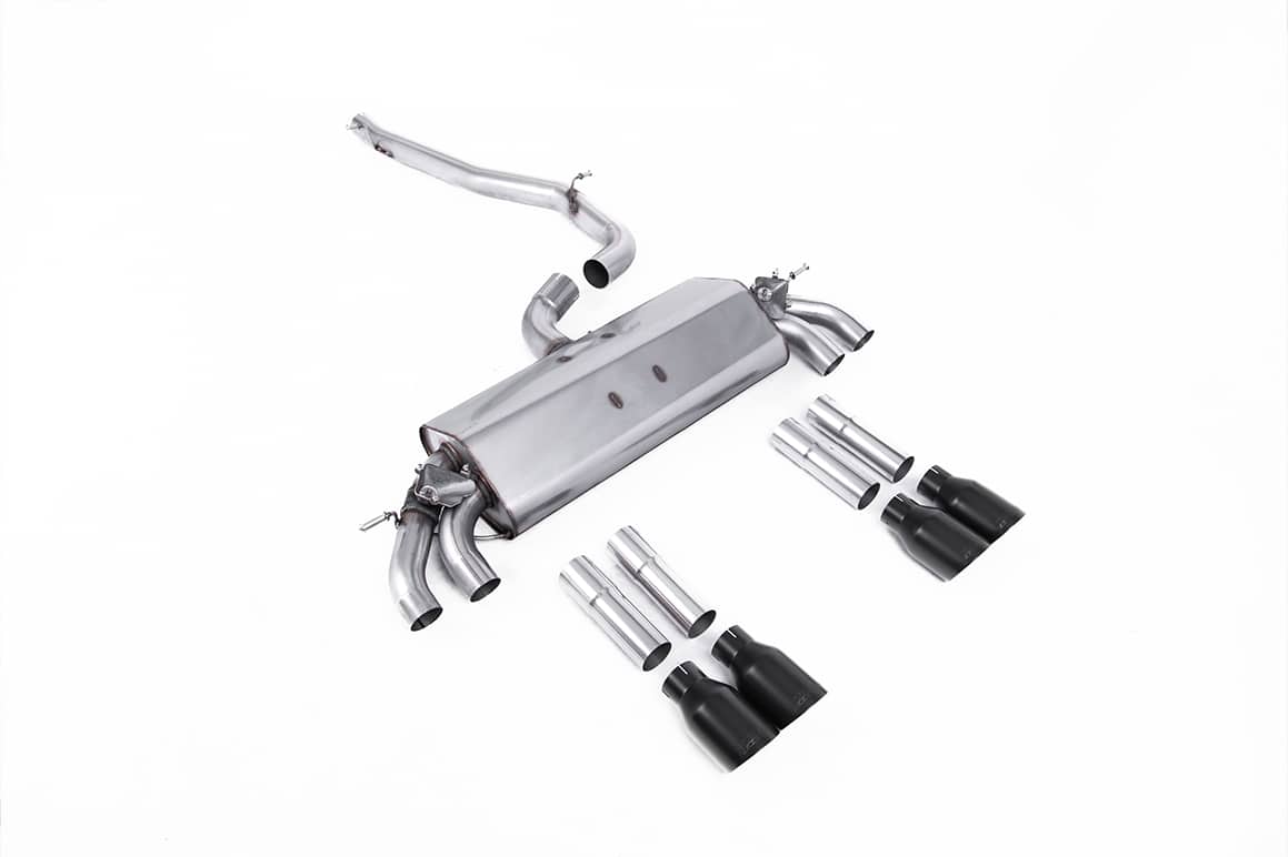 Milltek Sport Audi S3 (8V) Saloon/Cabrio Non-Resonated Cat/GPF-Back Exhaust