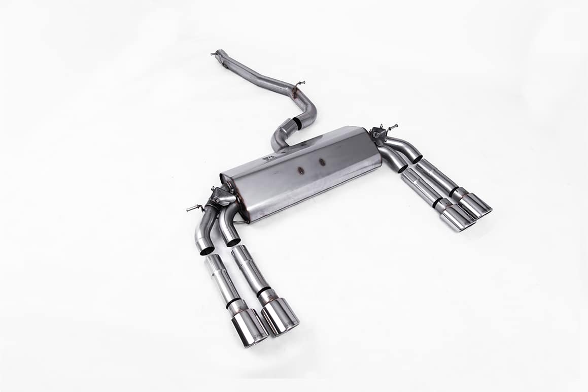 Milltek Sport Audi S3 (8V) Saloon/Cabrio Non-Resonated Cat/GPF-Back Exhaust