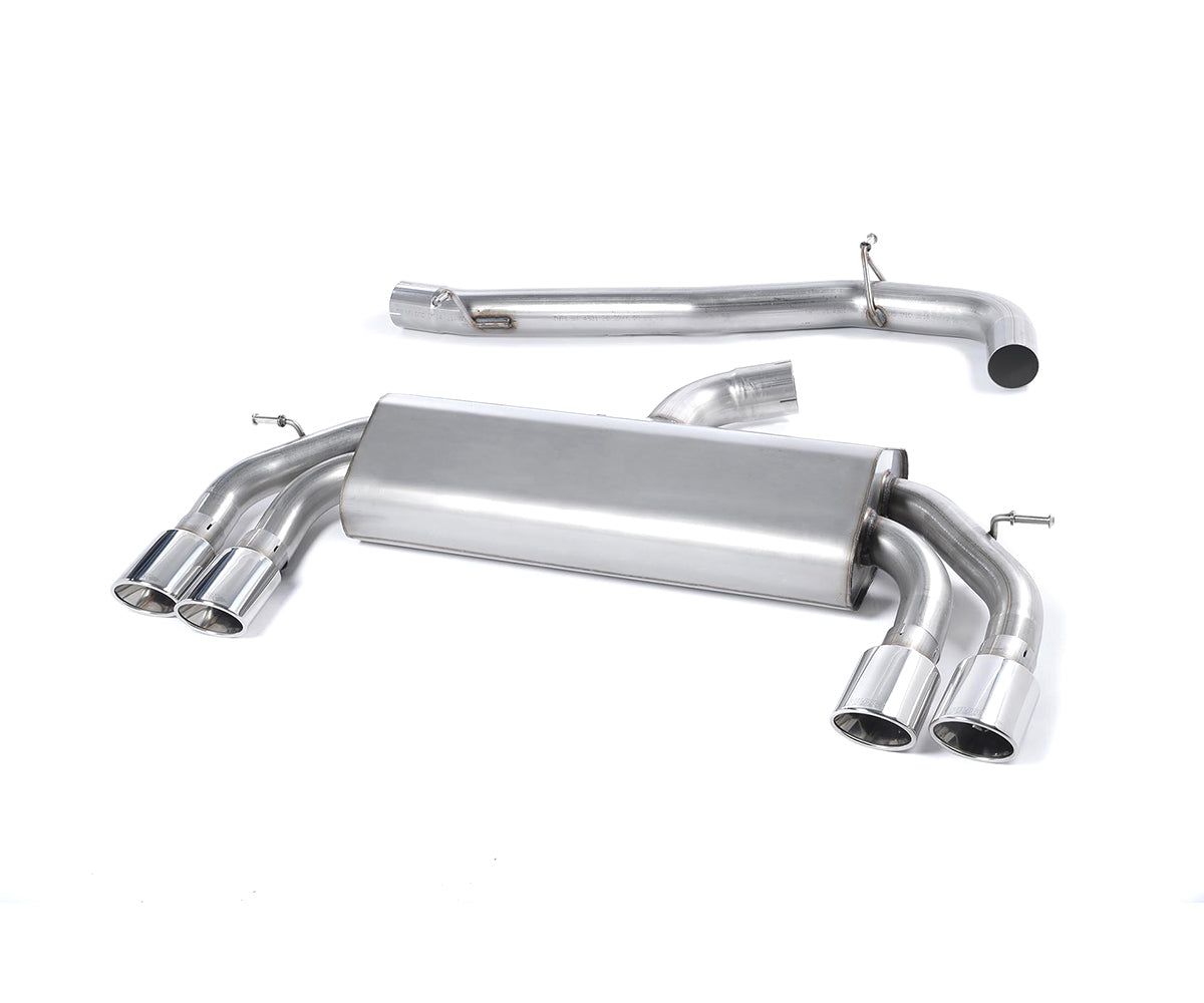 Milltek Sport Audi S3 8V 3DR Non-Valved Race Cat-Back Exhaust