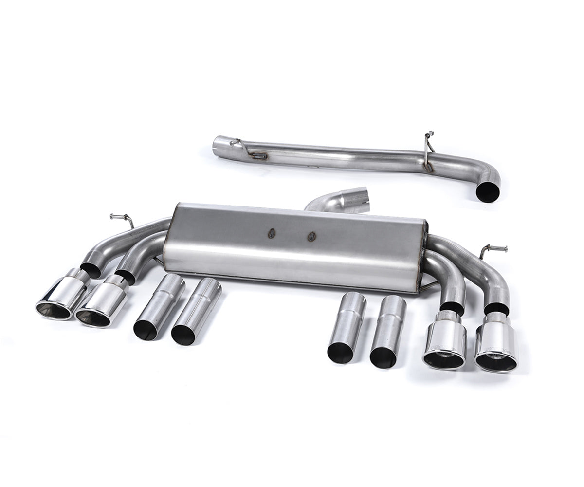 Milltek Sport Audi S3 8V Saloon/Cabrio Non-Valved Race Cat-Back Exhaust