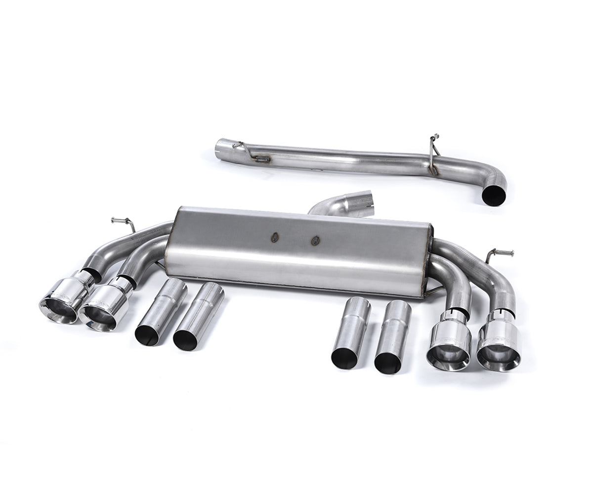 Milltek Sport Audi S3 8V Saloon/Cabrio Non-Valved Race Cat-Back Exhaust