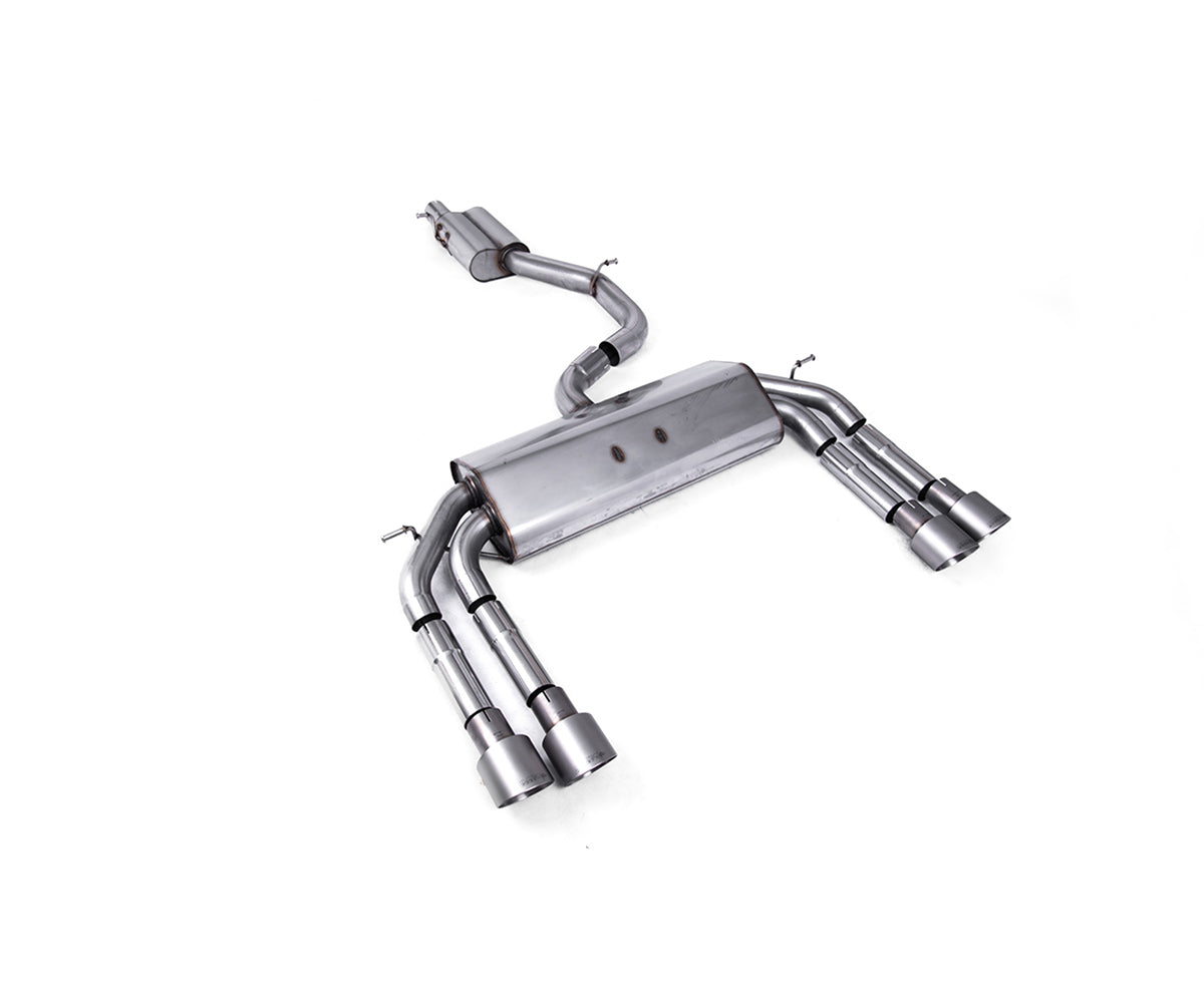 Milltek Sport Audi S3 8V Saloon/Cabrio Non-Valved Race Cat-Back Exhaust