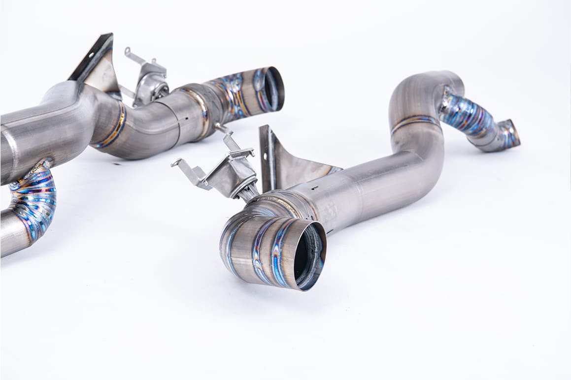 Milltek Signature Series Porsche 911 (992) 3.0T Carrera S, GTS & Dakar Titanium Rear Silencer Bypass
