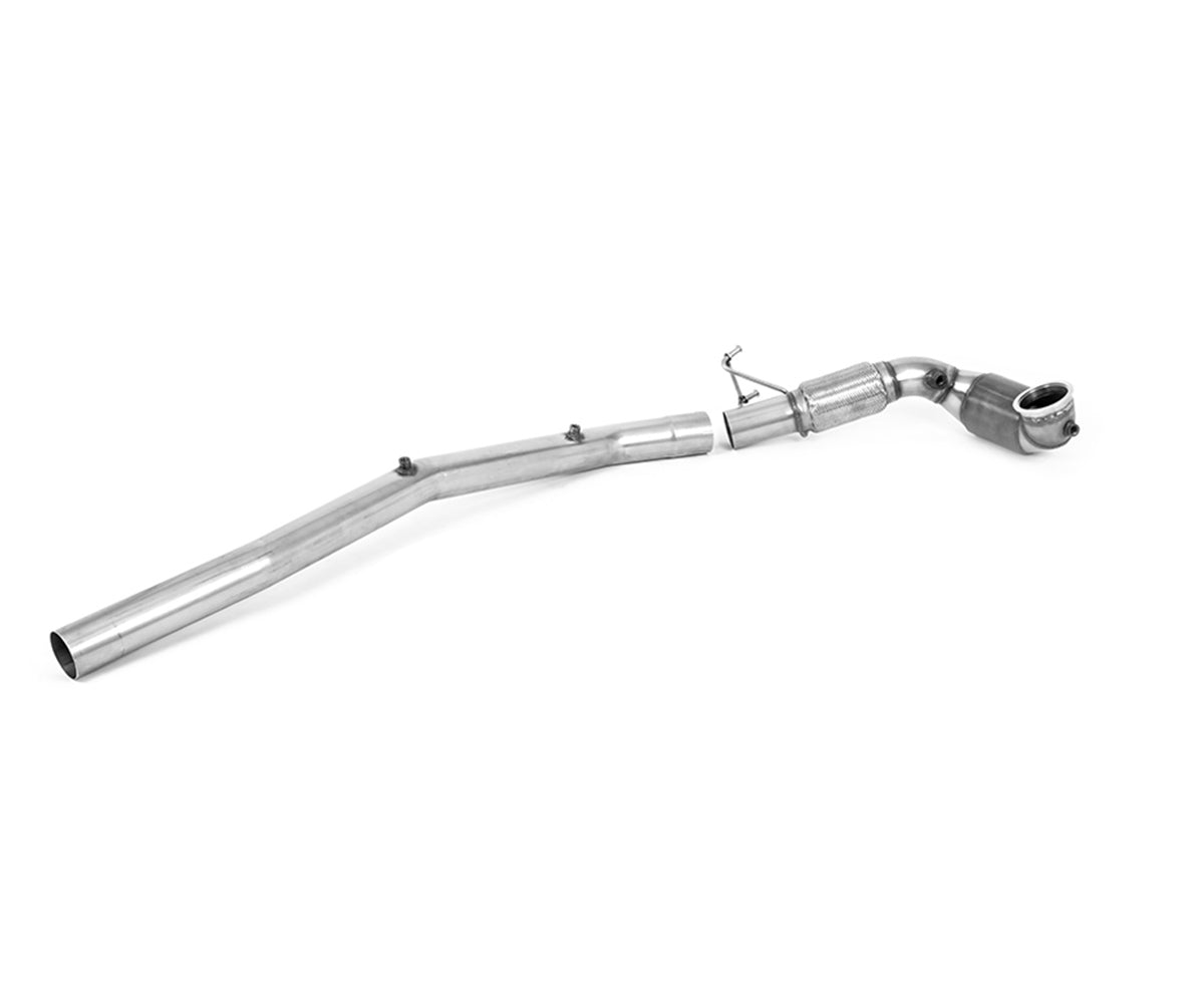 Milltek Sport VW Golf MK8 GTI/Cupra Leon 245/Skoda Octavia MK4 VRS High Flow Downpipe