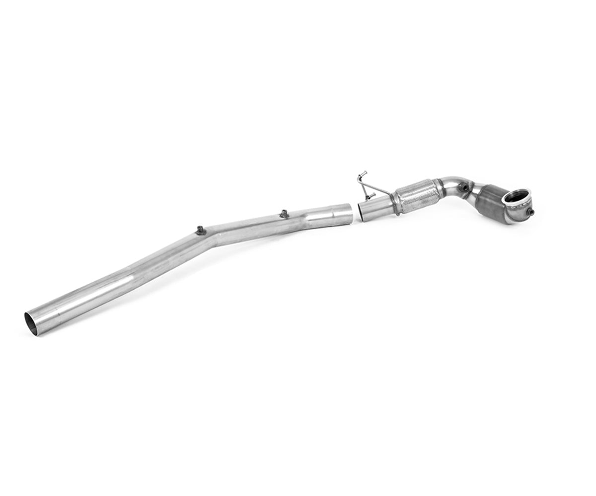 Milltek Sport VW Golf MK8 GTI/Cupra Leon 245/Skoda Octavia MK4 VRS High Flow Downpipe