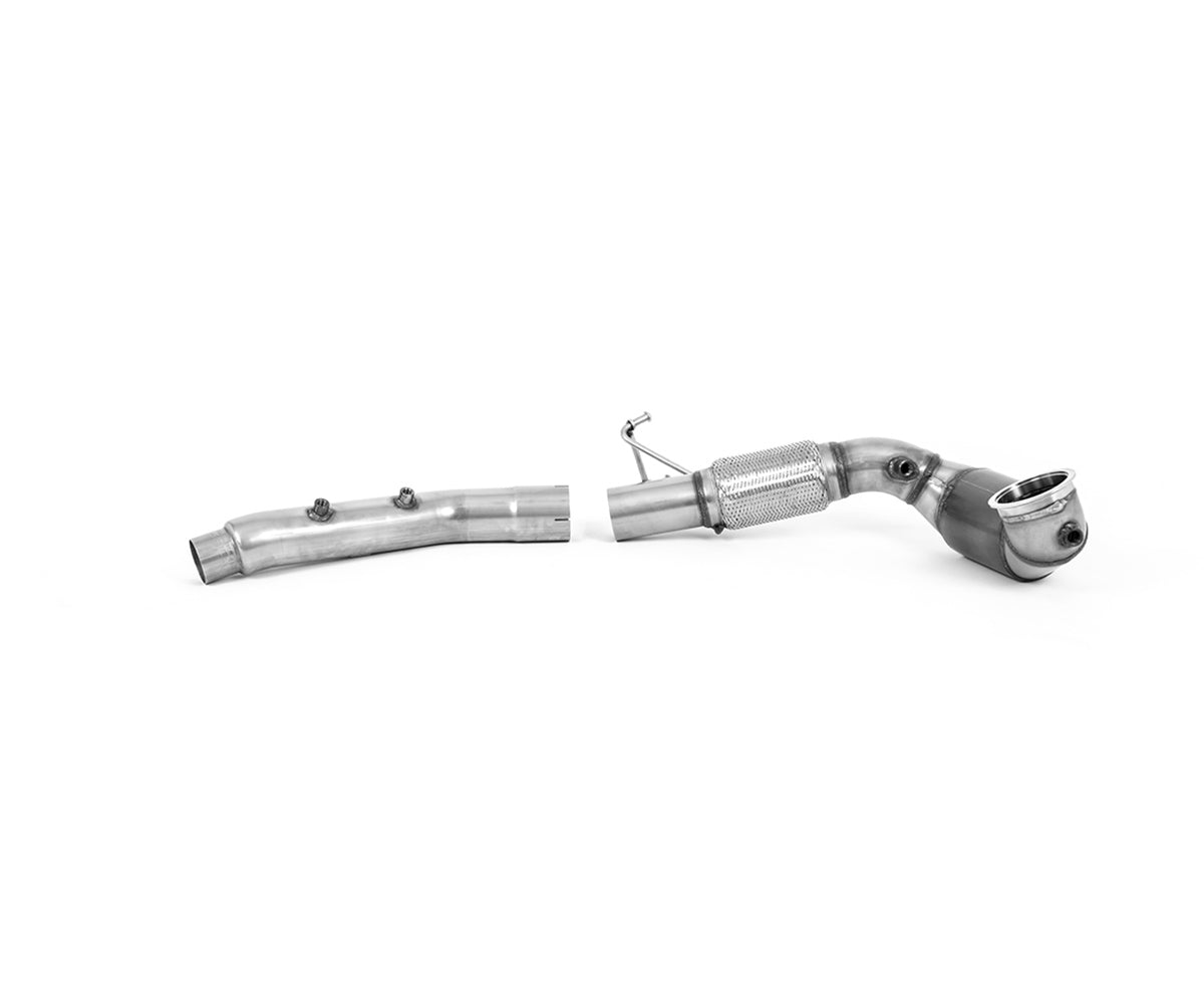Milltek Sport VW Golf MK8 GTI/Cupra Leon 245/Skoda Octavia MK4 VRS High Flow Downpipe