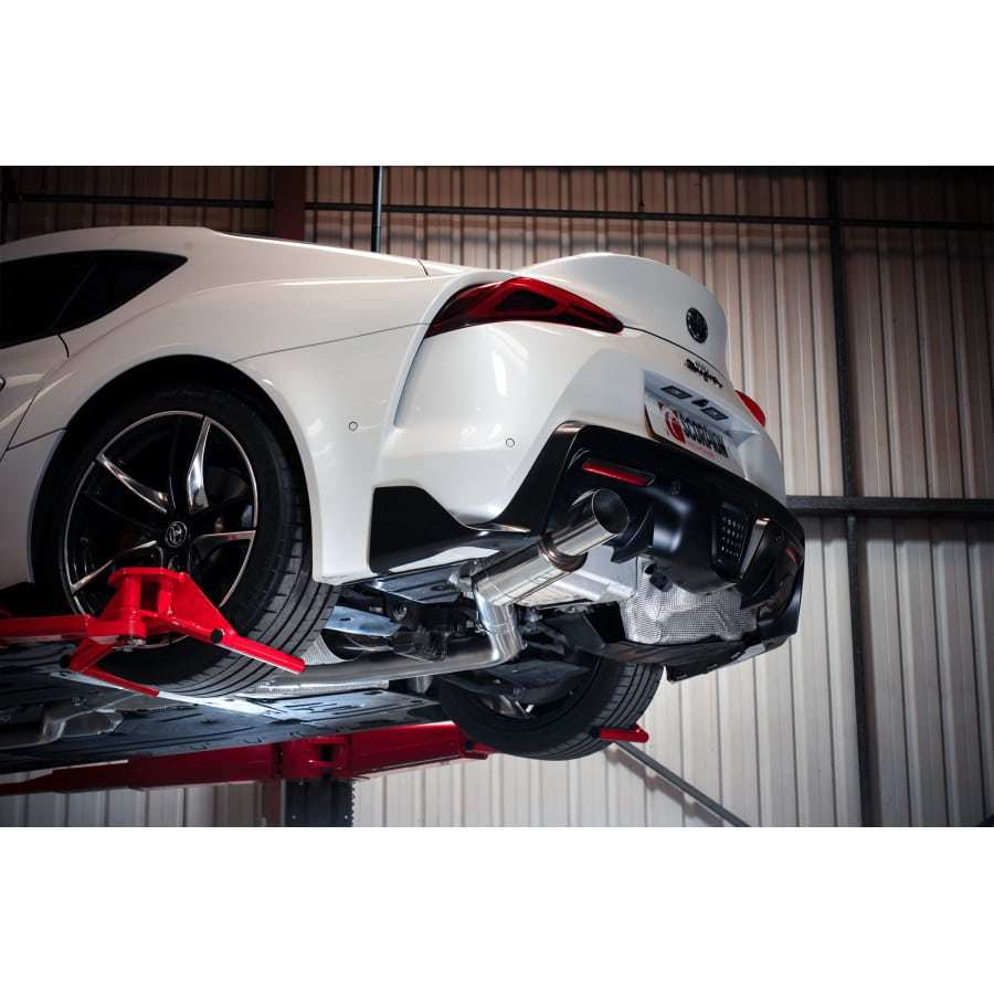Scorpion Toyota GR Supra (A90) 3.0T 80MM Single Exit Cat Back Exhaust - Performance HQ - United Kingdom