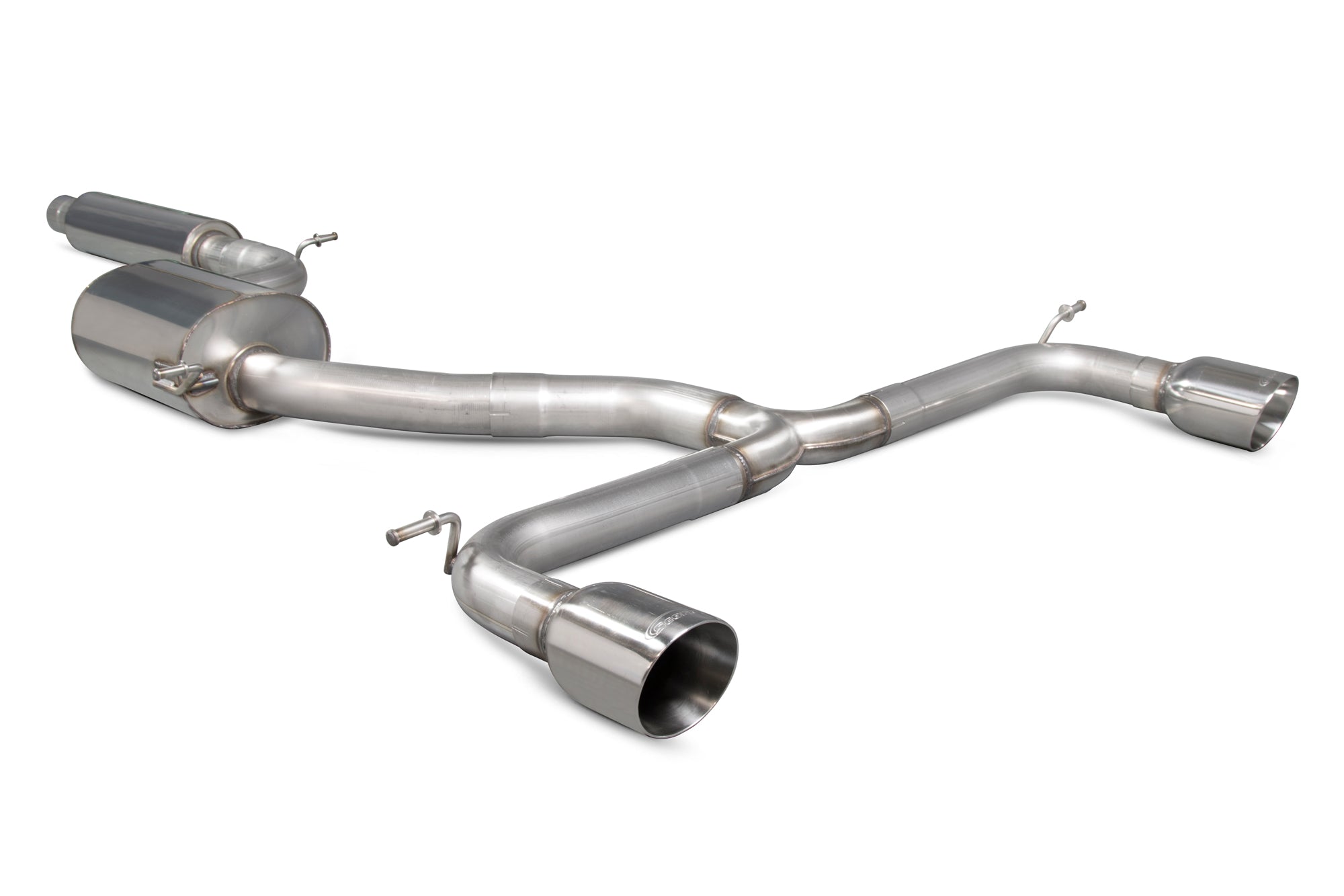Scorpion Volkswagen Golf MK7.5 GTI Non-GPF Model Only Resonated Cat-back Exhaust