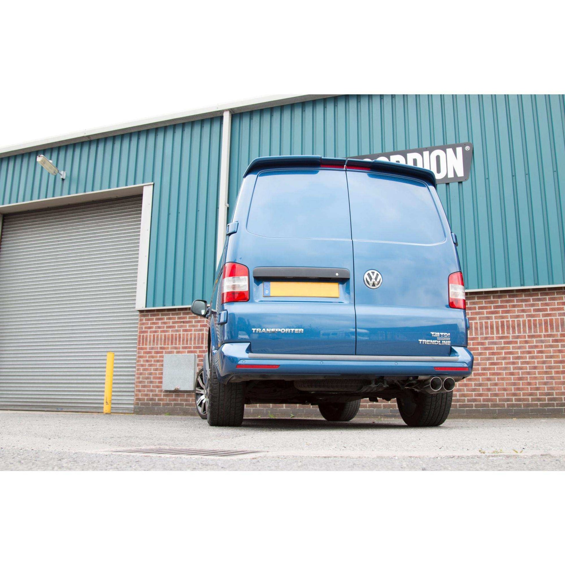 Volkswagen Transporter T5 2.5TDi (03-09) / T5 2.0 (10-15) / T5 & T6 2.0 BiTDi (15-ON) SWB/LWD 2WD - Non-resonated cat/DPF-back system - Performance HQ - United Kingdom