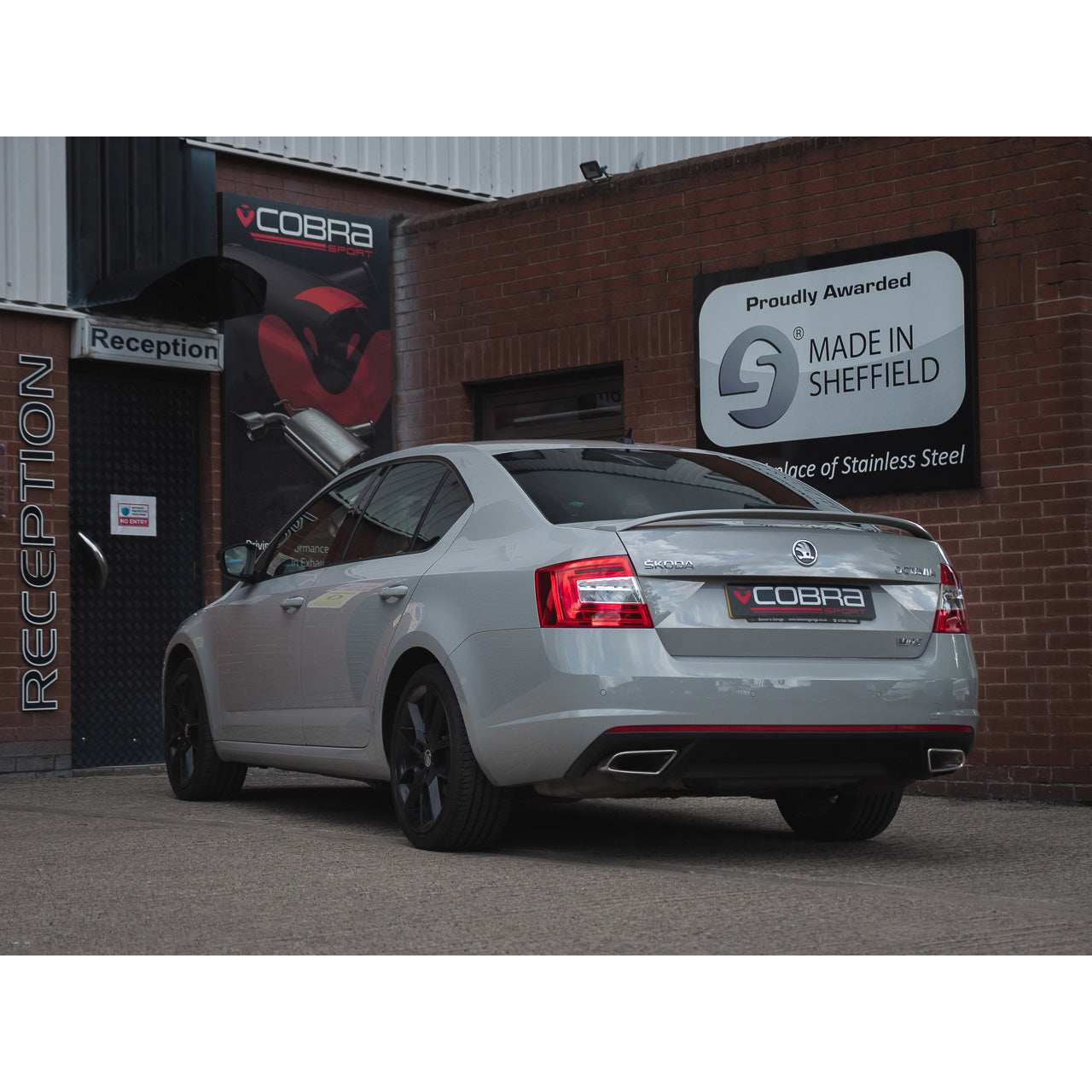 Cobra Sport Skoda Octavia vRS 2.0 TSI (5E) (13-18) Resonator Delete Exhaust - Performance HQ - United Kingdom
