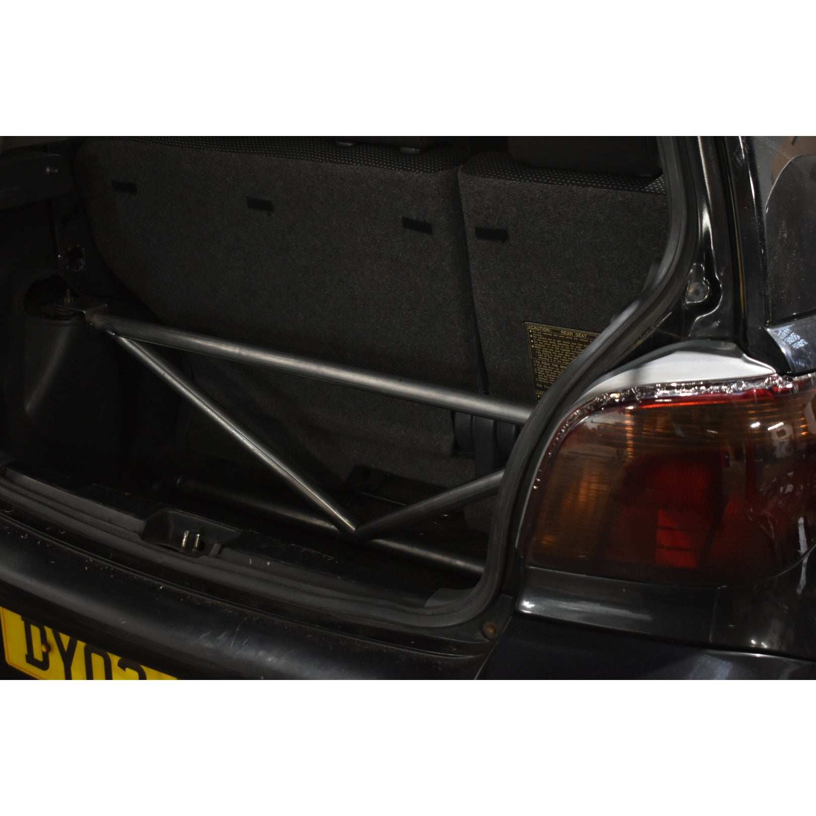 KBrace - Toyota Yaris MK1 XP10 Rear Strut Brace - V1 - Performance HQ - United Kingdom