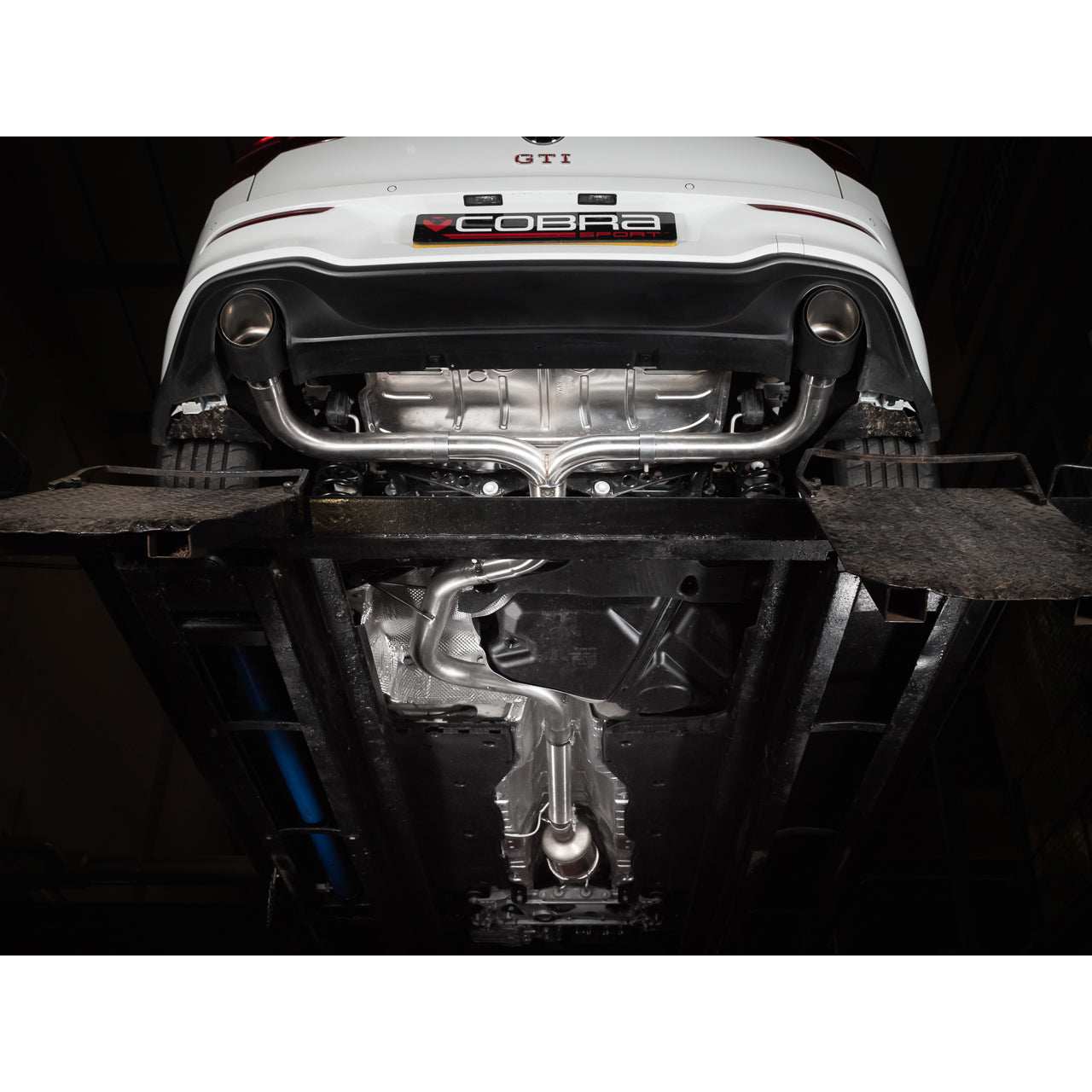 Cobra Sport VW Golf GTI (Mk8) 2.0 TSI (20>) Box Delete Race GPF Back Exhaust - Performance HQ - United Kingdom