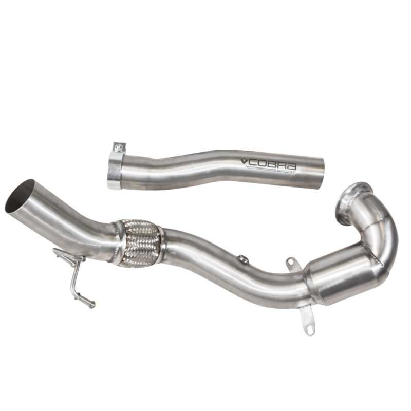 Cobra Sport VW Polo GTI (6C) 1.8 TSI (15-17) Sports Cat/De-Cat Front Downpipe Exhaust - Performance HQ - United Kingdom