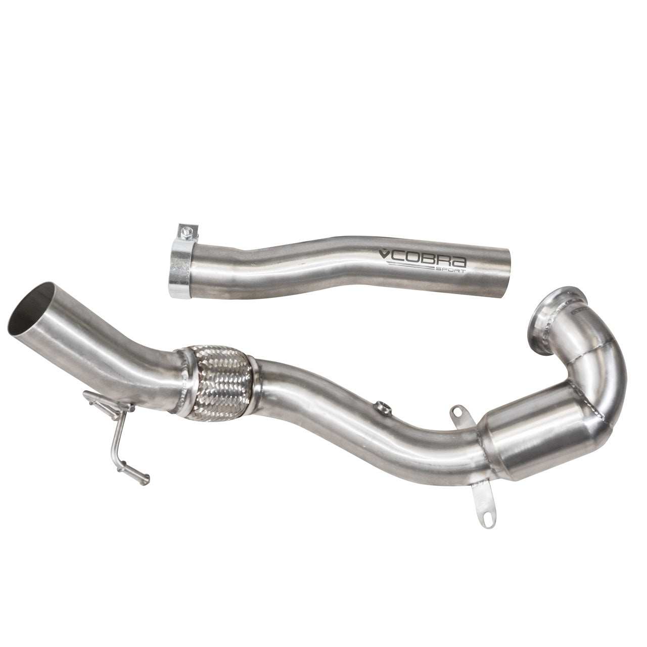 Cobra Sport VW Polo GTI (6C) 1.8 TSI (15-17) Sports Cat/De-Cat Front Downpipe Exhaust - Performance HQ - United Kingdom