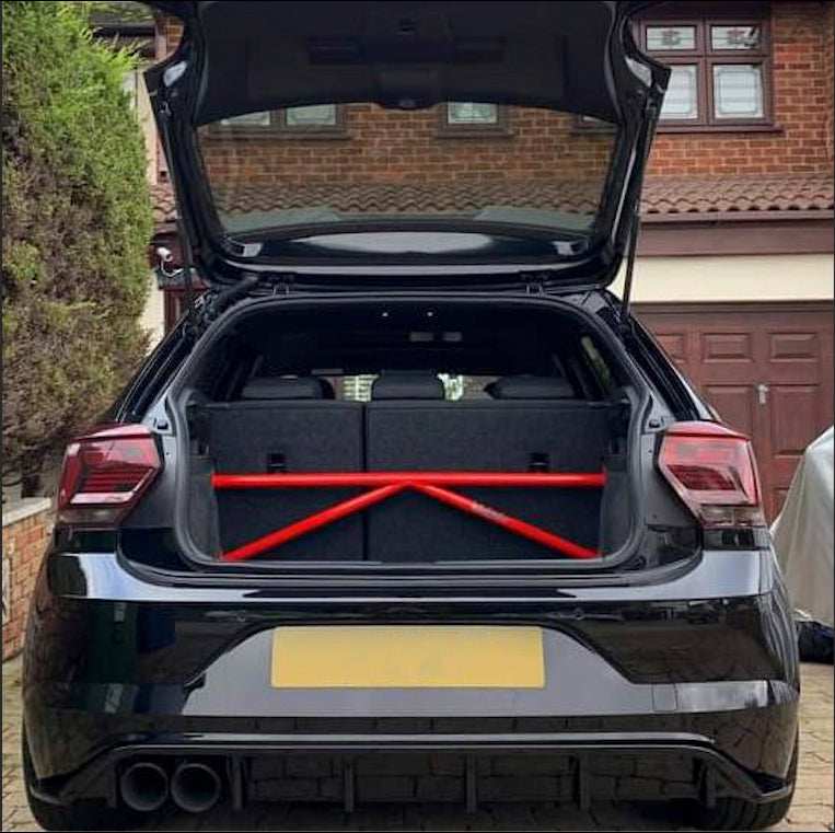 KBrace - Volkswagen Polo GTI MK6 AW Rear Strut Brace - Performance HQ - United Kingdom