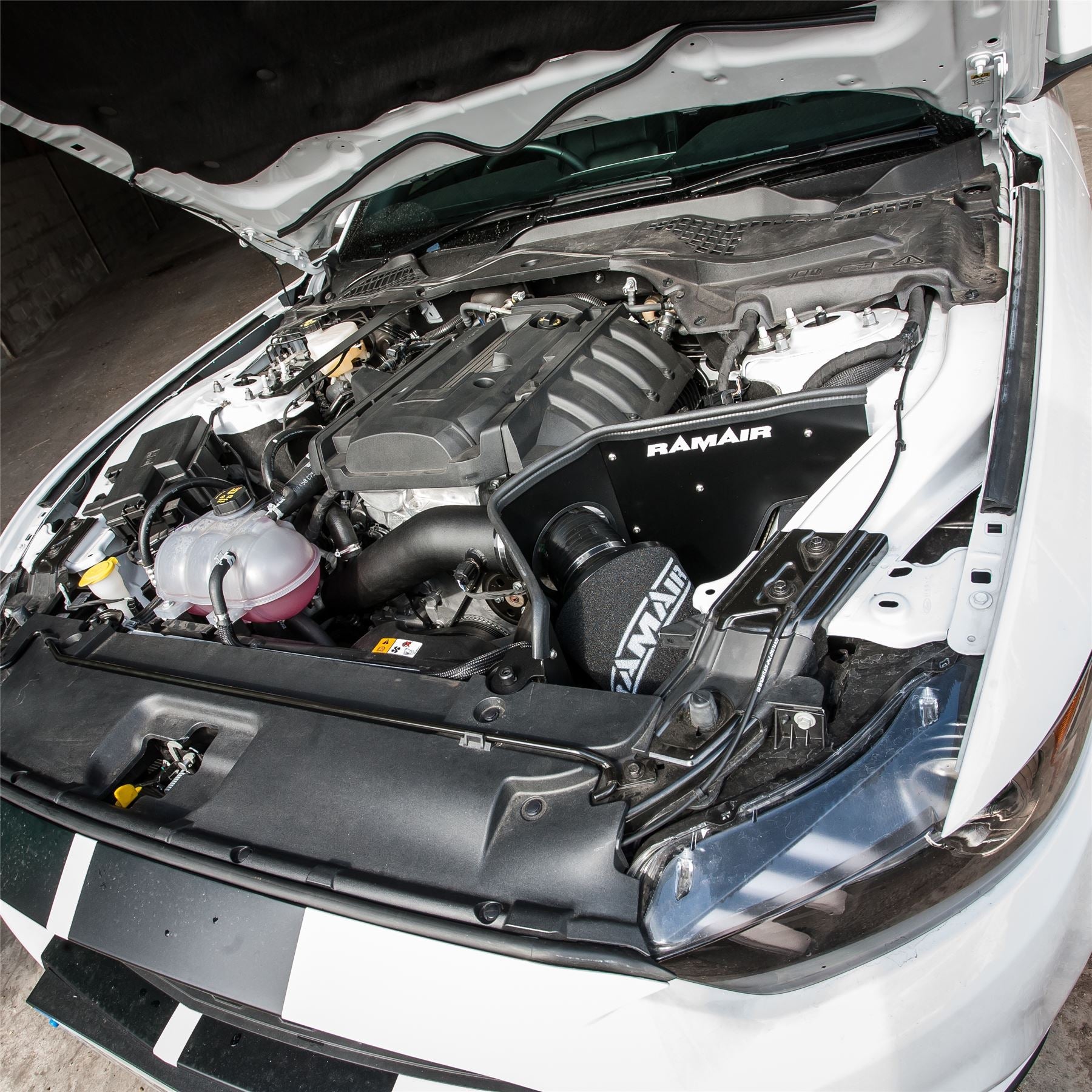 Performance Foam Induction Kit for 2.3 Ecoboost Ford Mustang - Black Hose