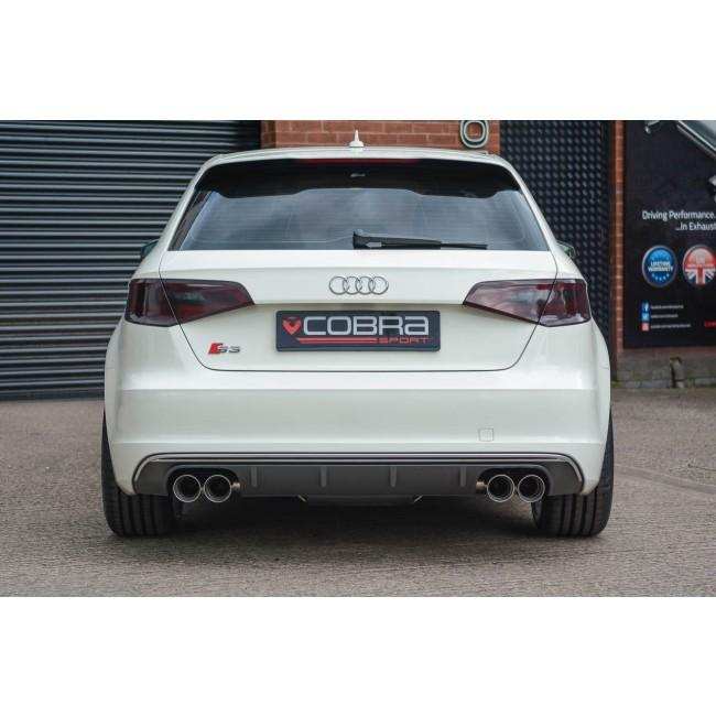 Cobra Sport Audi S3 (8V) 5 Door Sportback (Non-Valved) (13-18) Turbo Back Exhaust - Performance HQ - United Kingdom