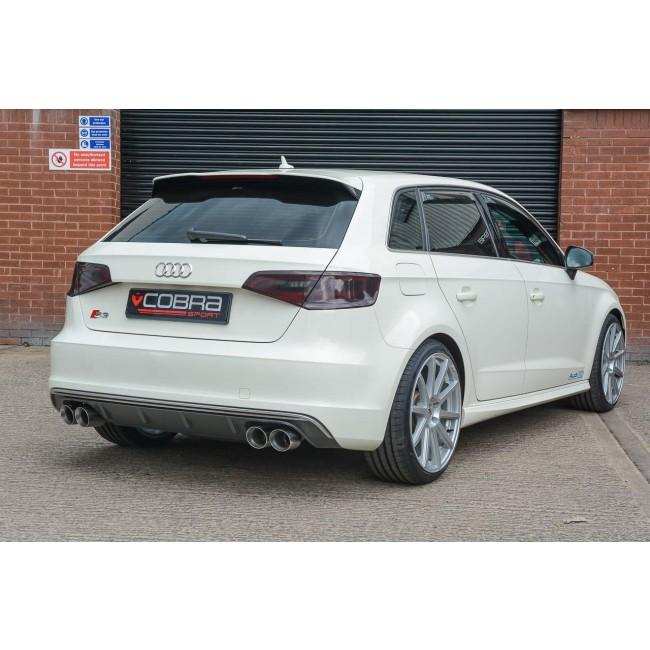 Cobra Sport Audi S3 (8V) 5 Door Sportback (Non-Valved) (13-18) Turbo Back Exhaust - Performance HQ - United Kingdom