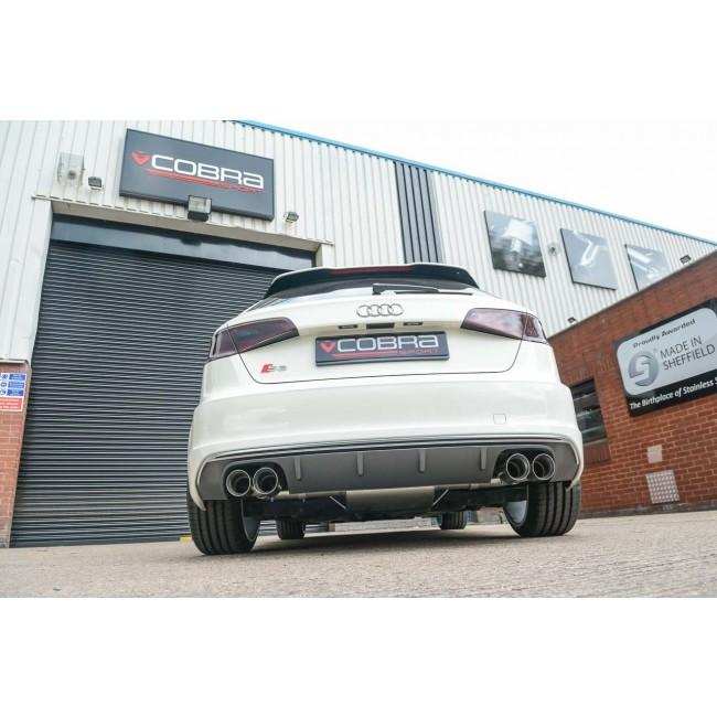 Cobra Sport Audi S3 (8V) 5 Door Sportback (Non-Valved) (13-18) Cat Back Exhaust - Performance HQ - United Kingdom