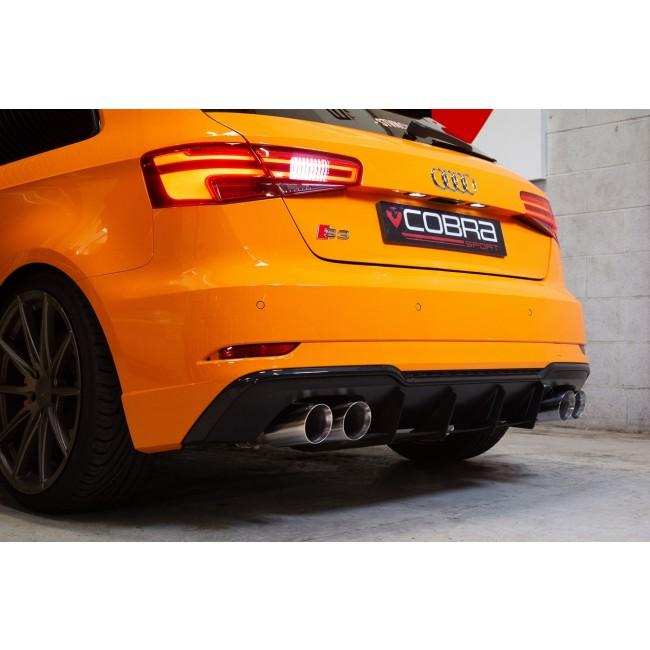 Cobra Sport Audi S3 (8V) 3 Door (Valved) (13-17) Turbo Back Exhaust - Performance HQ - United Kingdom