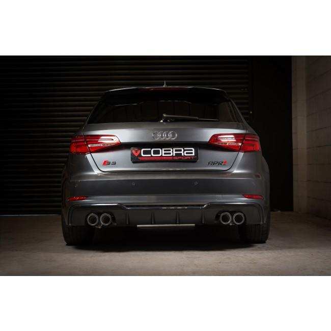 Cobra Sport Audi S3 (8V) 5 Door Sportback (Valved) (13-18) Turbo Back Exhaust - Performance HQ - United Kingdom