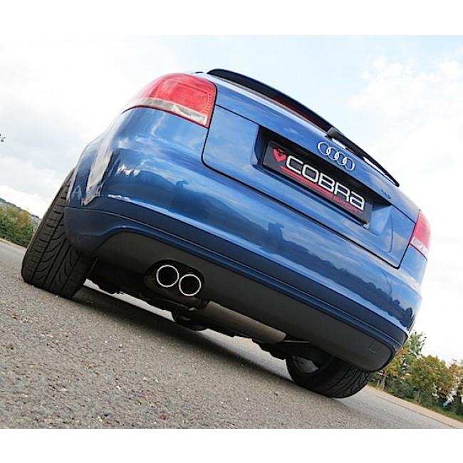 Cobra Sport Audi A3 (8P) 2.0 TFSI 2WD (5 Door Sportback) Cat Back Exhaust - Performance HQ - United Kingdom