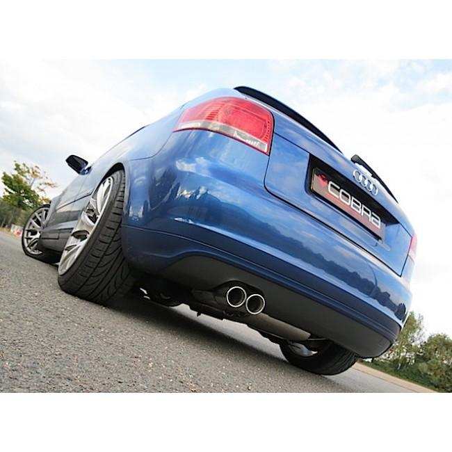 Cobra Sport Audi A3 (8P) 2.0 TFSI 2WD (5 Door Sportback) Cat Back Exhaust - Performance HQ - United Kingdom