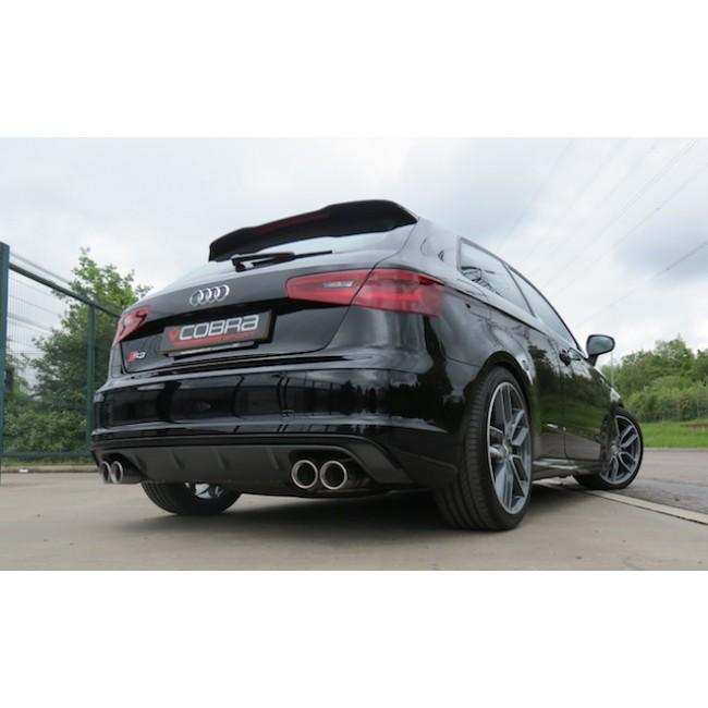 Cobra Sport Audi S3 (8V) 3 Door (Non-Valved) (13-17) Cat Back Exhaust - Performance HQ - United Kingdom