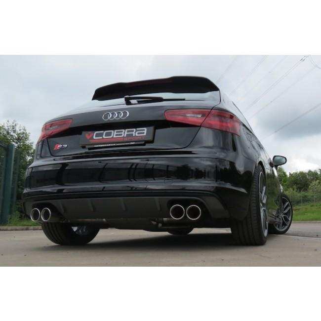 Cobra Sport Audi S3 (8V) 3 Door (Non-Valved) (13-17) Turbo Back Exhaust - Performance HQ - United Kingdom