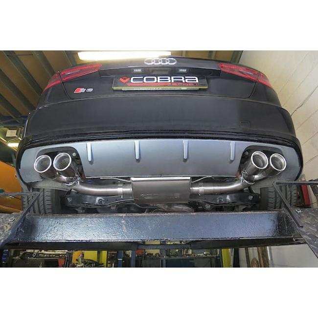 Cobra Sport Audi S3 (8V) 3 Door (Non-Valved) (13-17) Cat Back Exhaust - Performance HQ - United Kingdom