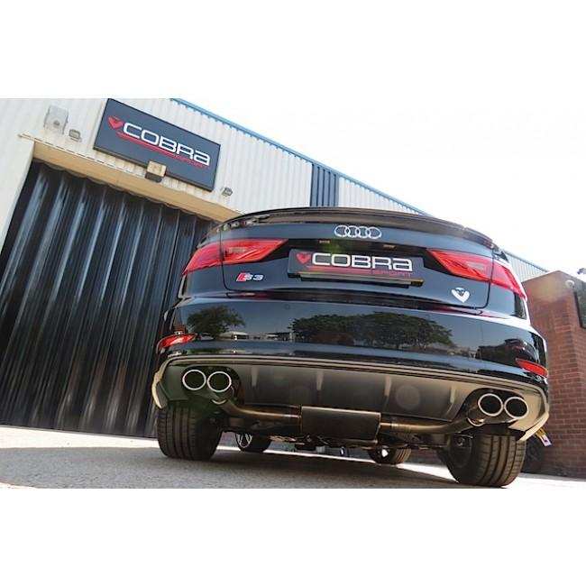 Cobra Sport Audi S3 (8V) Saloon (Non-Valved) (13-18) Cat Back Exhaust - Performance HQ - United Kingdom