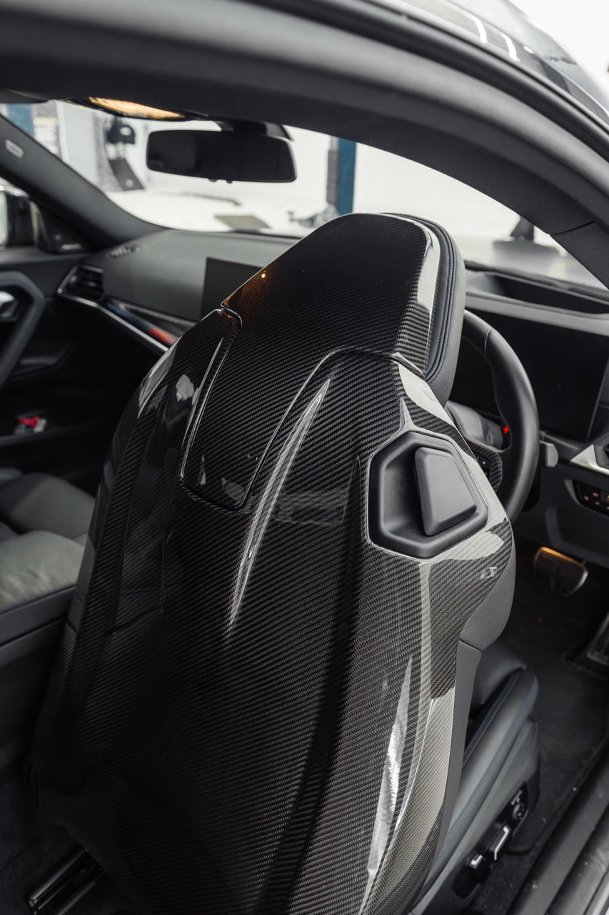 TRE BMW 2 Series G42, M4 G82, M2 G87 Pre-Preg Carbon Fibre Full Seat Back Covers (2018+)