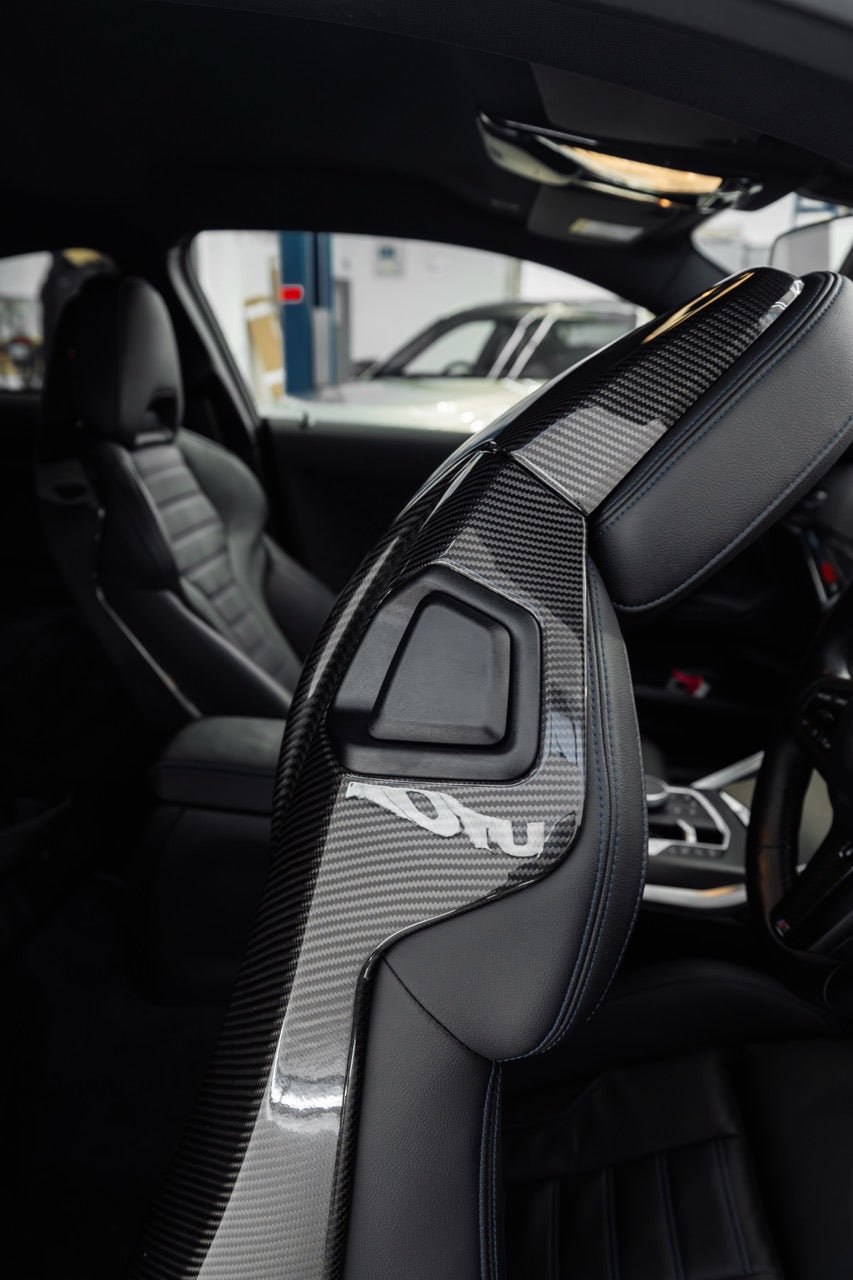 TRE BMW 2 Series G42, M4 G82, M2 G87 Pre-Preg Carbon Fibre Full Seat Back Covers (2018+)