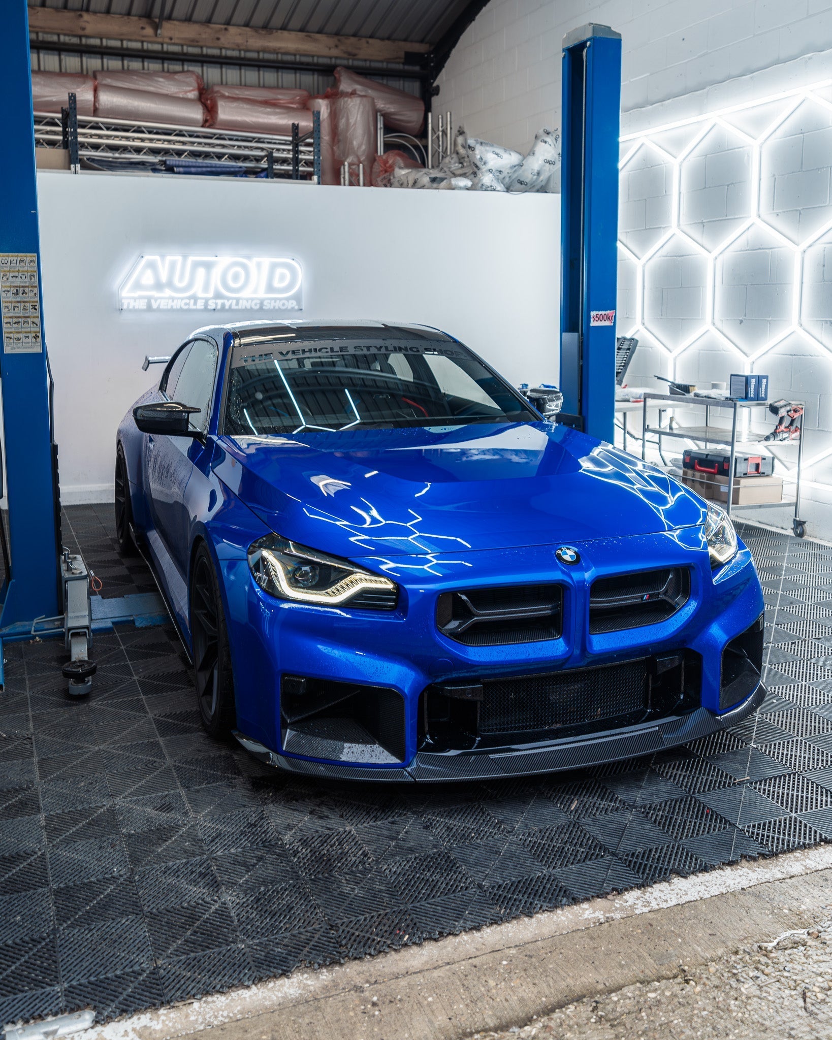 TRE BMW G87 M2 TR87 Carbon Fibre Flat Front Splitter (2023+)