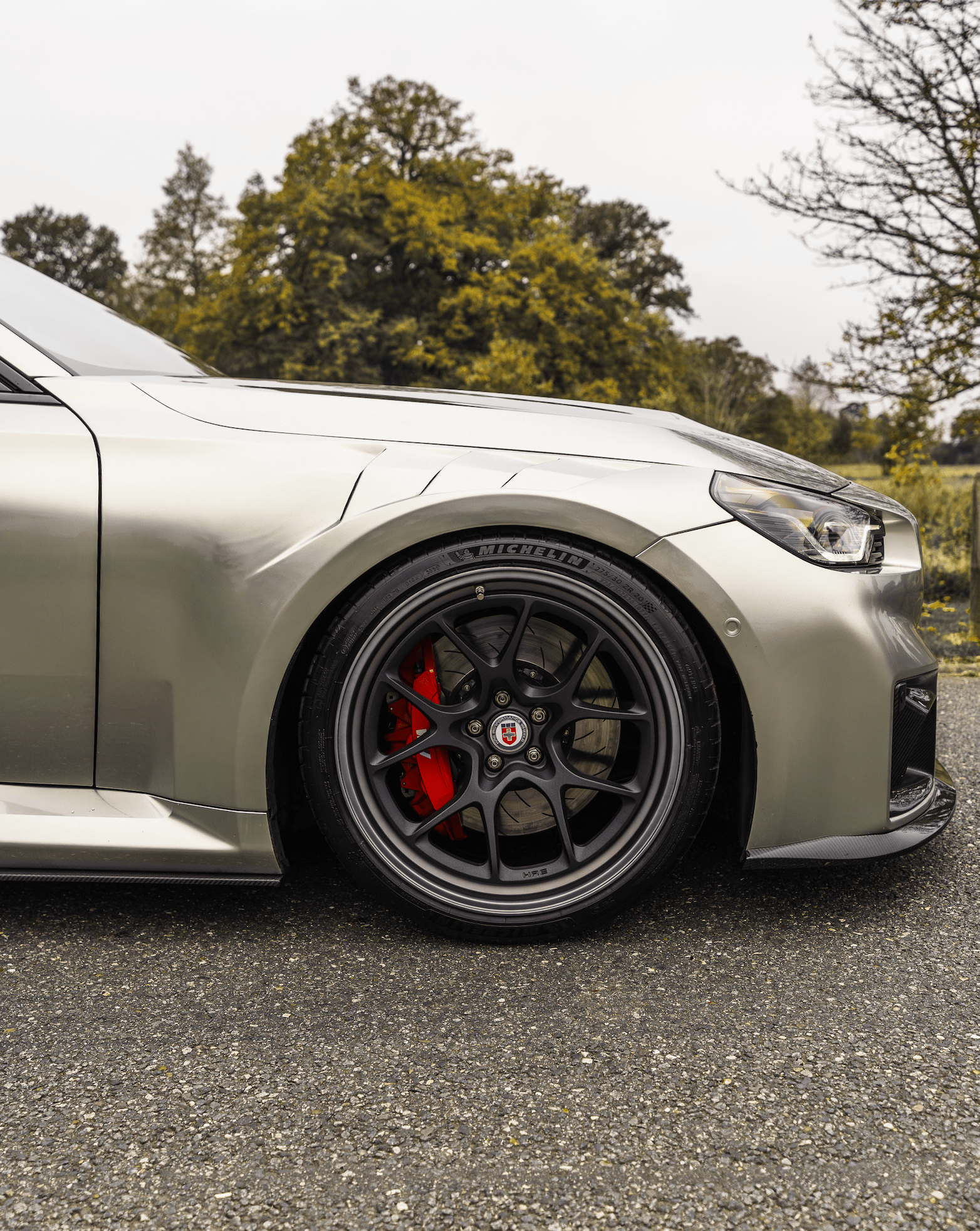 TRE BMW G87 M2 TR87 Carbon Fibre Flat Front Splitter (2023+)