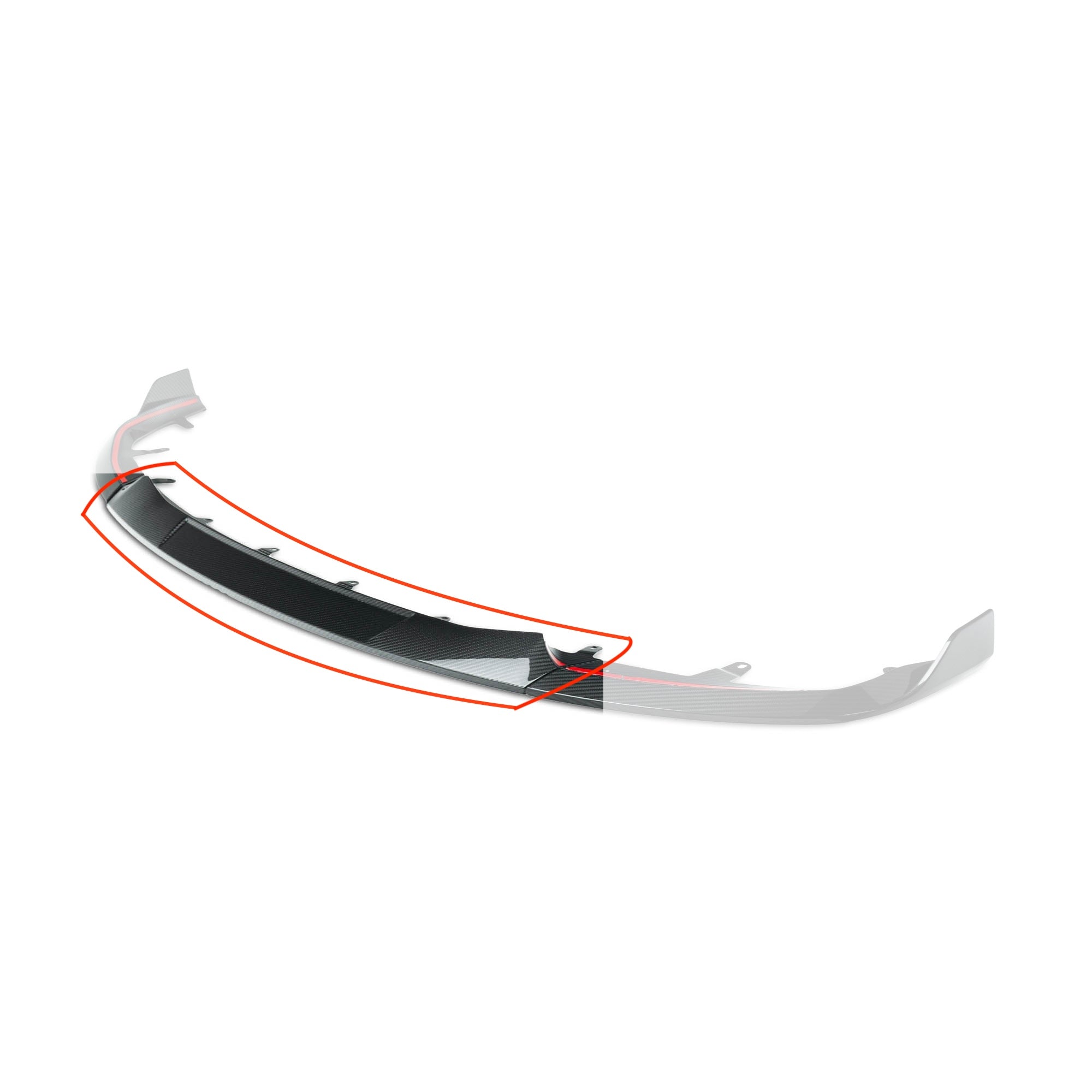 TRE BMW G87 M2 TR87 Carbon Fibre (Winged or Flat) Front Splitter - ONE PIECE ONLY (CUSTOMER CONFIRM WHAT PIECE THEY NEED)