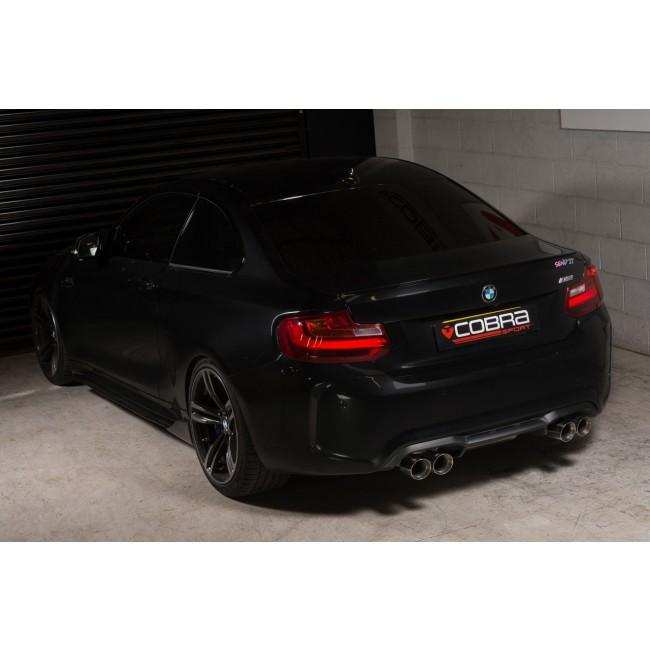 Cobra Sport BMW M2 (F87) Coupe 3 Valved Cat Back Exhaust - Performance HQ - United Kingdom