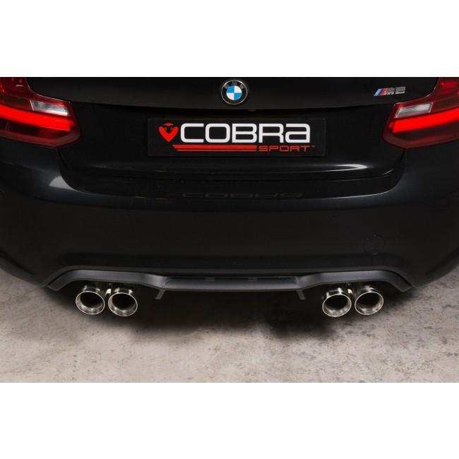 Cobra Sport BMW M2 (F87) Coupe 3 Valved Cat Back Exhaust - Performance HQ - United Kingdom