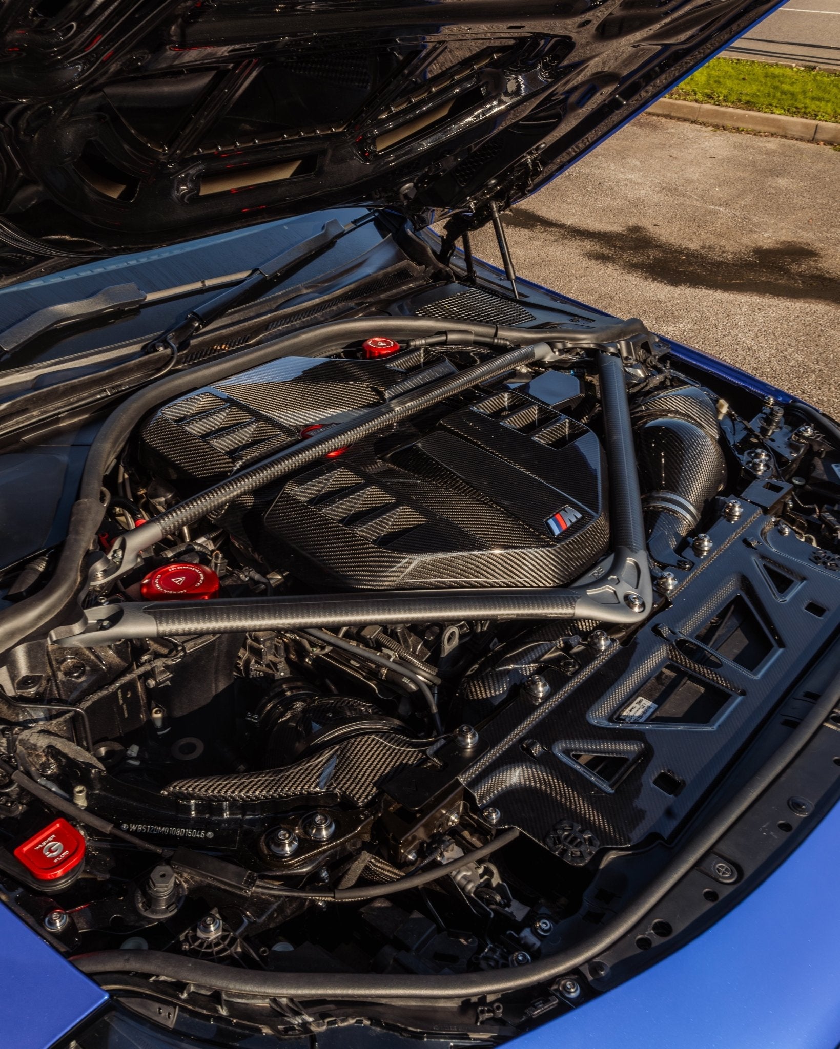 TRE BMW G87 M2, G80 M3 & G82 M4 Pre-Preg Carbon Fibre ECU Battery Terminal Cover