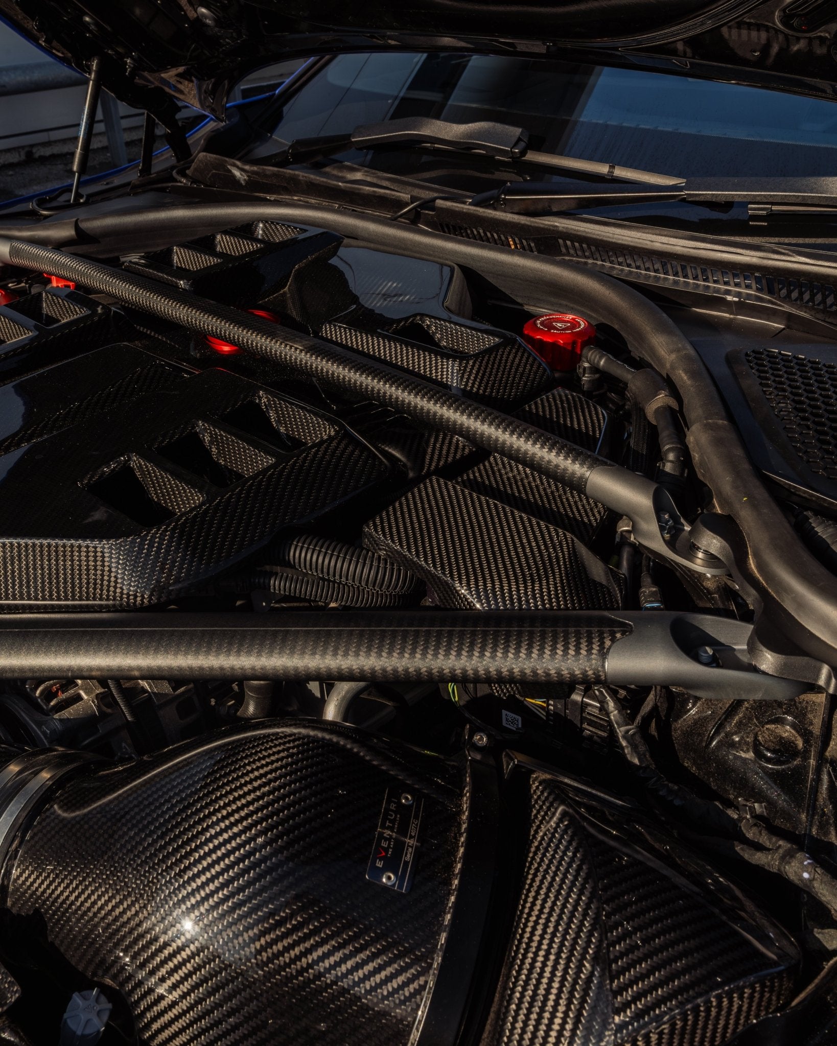 TRE BMW G87 M2, G80 M3 & G82 M4 Pre-Preg Carbon Fibre ECU Battery Terminal Cover