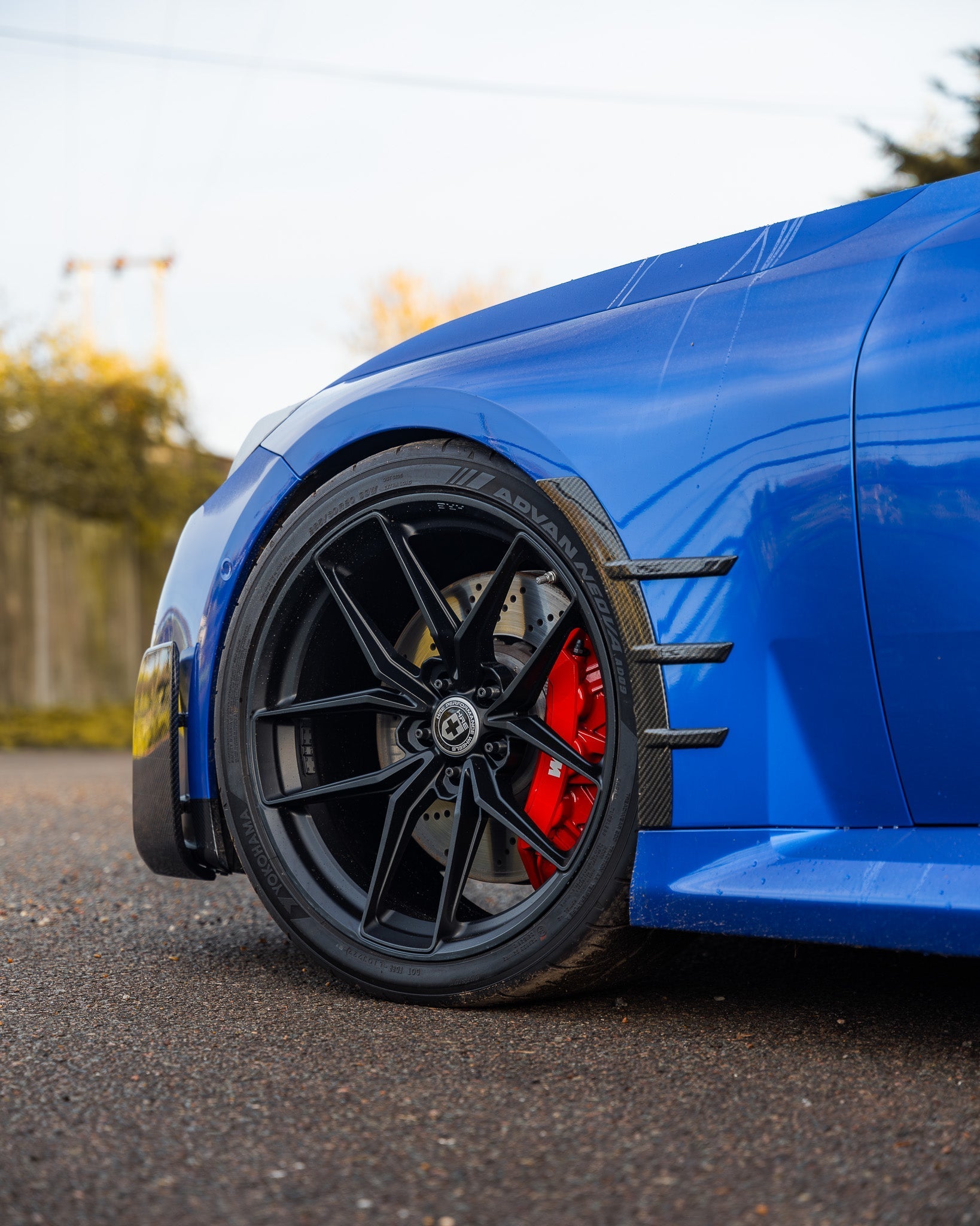 TRE BMW M2 G87 Pre-Preg Carbon Fibre Front Side Fender Trim Spats (2023+)