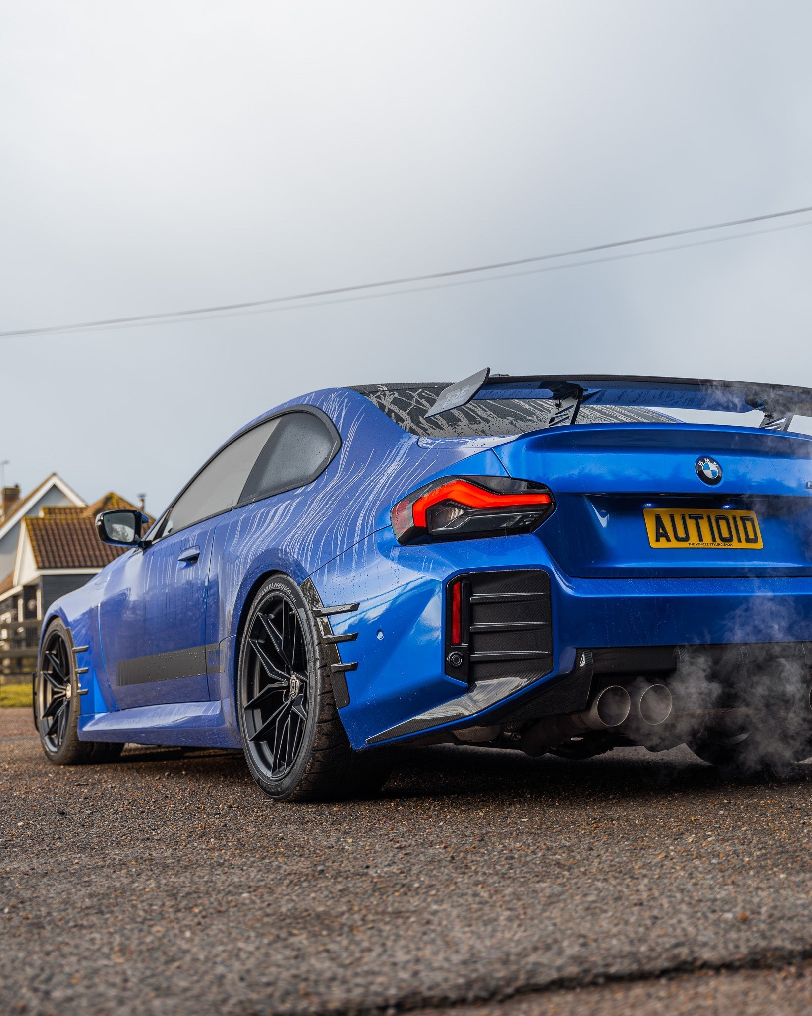 TRE BMW M2 G87 Pre-Preg Carbon Fibre Rear Bumper Attachments (2023+)