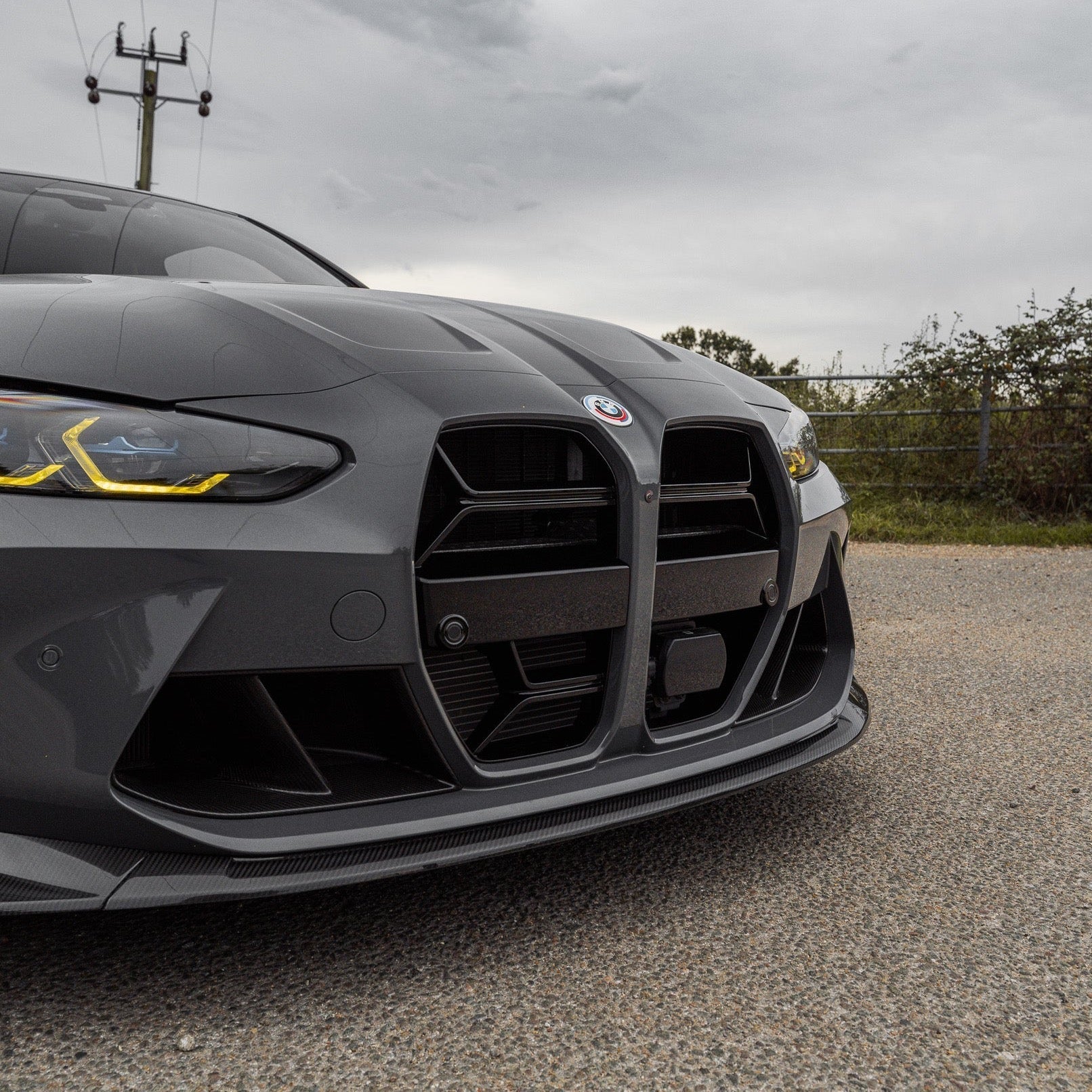 TRE BMW M3 G80 G81 & BMW M4 G82 G83 Pre-Preg Carbon Fibre CSL Front Splitter (2021+)