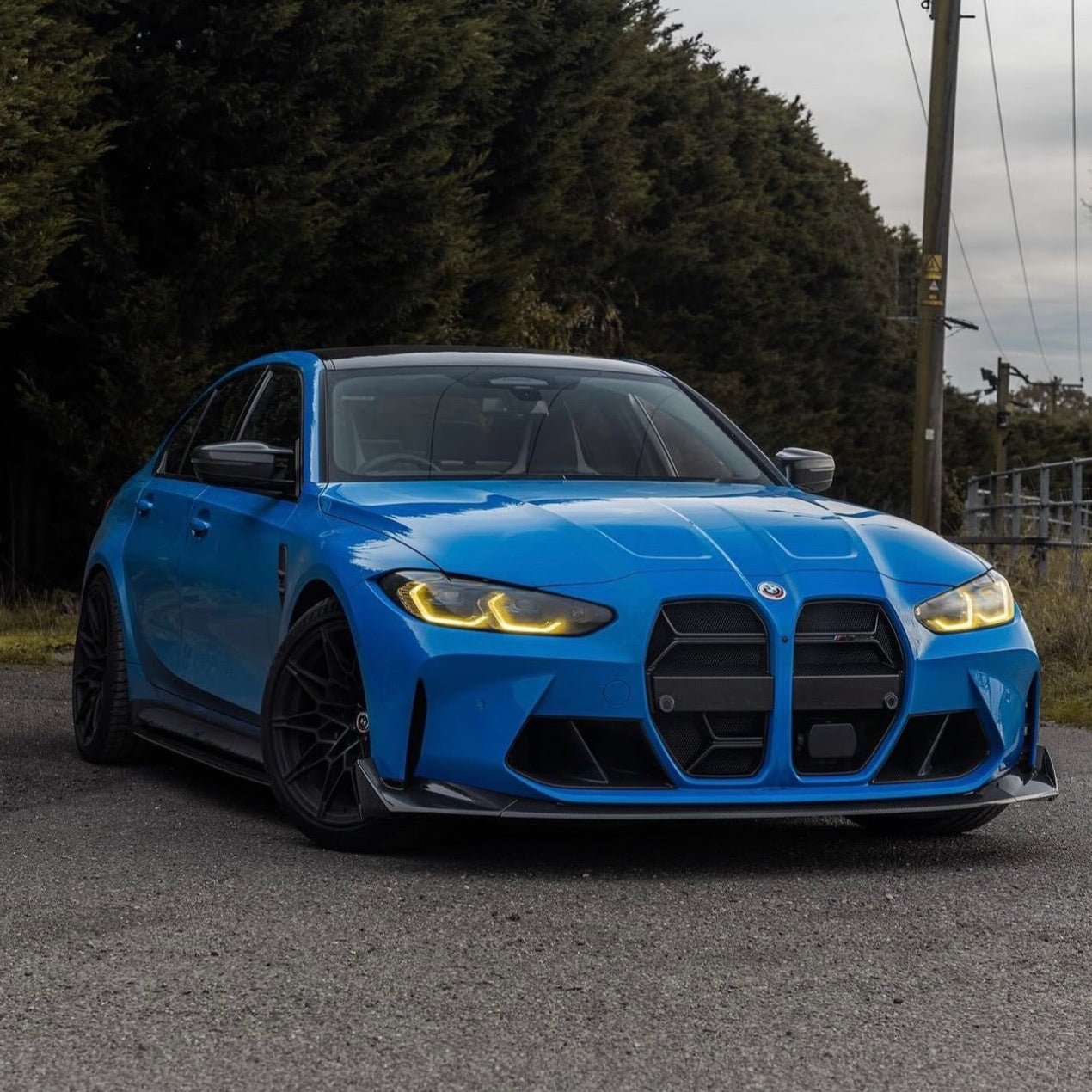 TRE BMW M3 G80 G81 & BMW M4 G82 G83 Pre-Preg Carbon Fibre CSL Front Splitter (2021+)