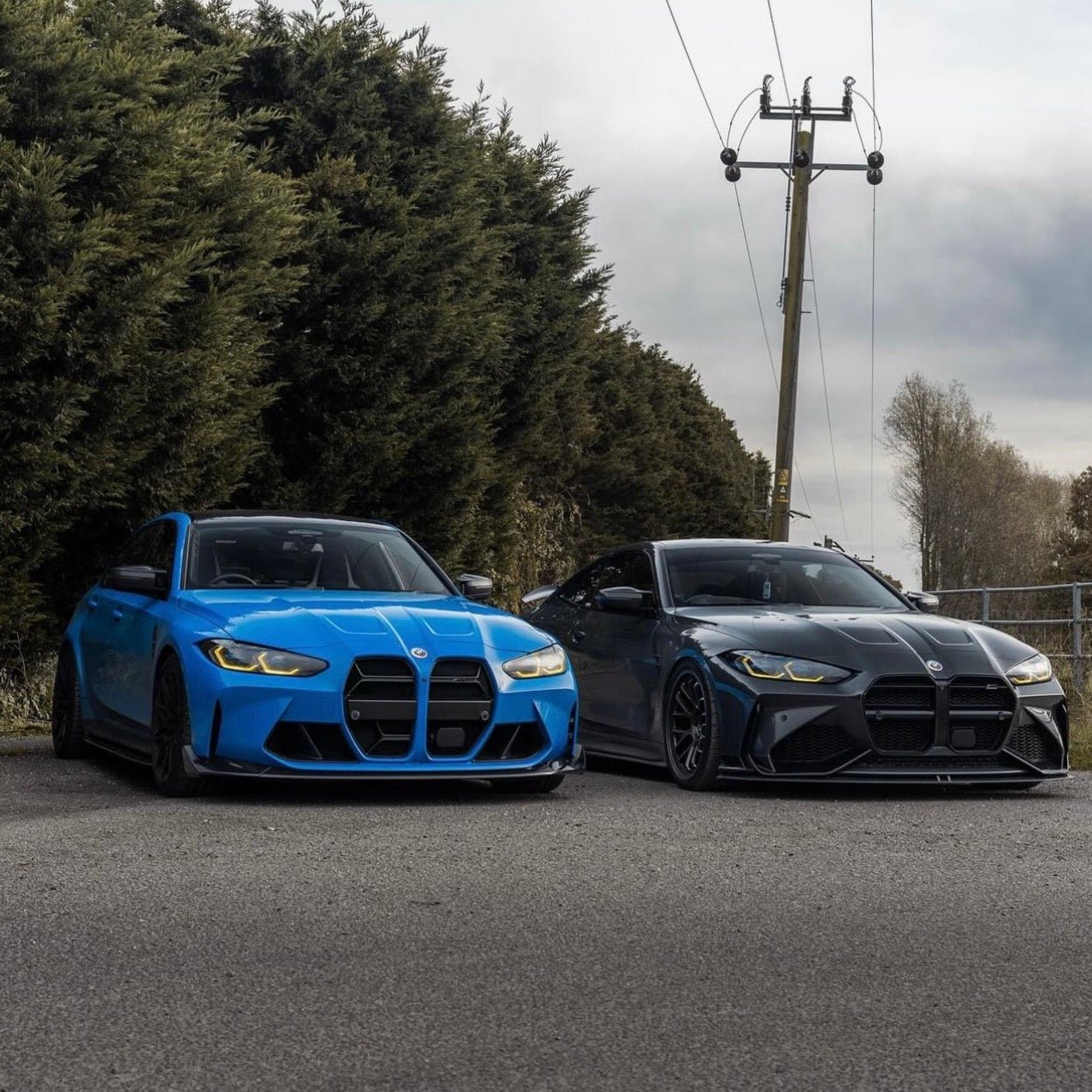 TRE BMW M3 G80 G81 & BMW M4 G82 G83 Pre-Preg Carbon Fibre CSL Front Splitter (2021+)