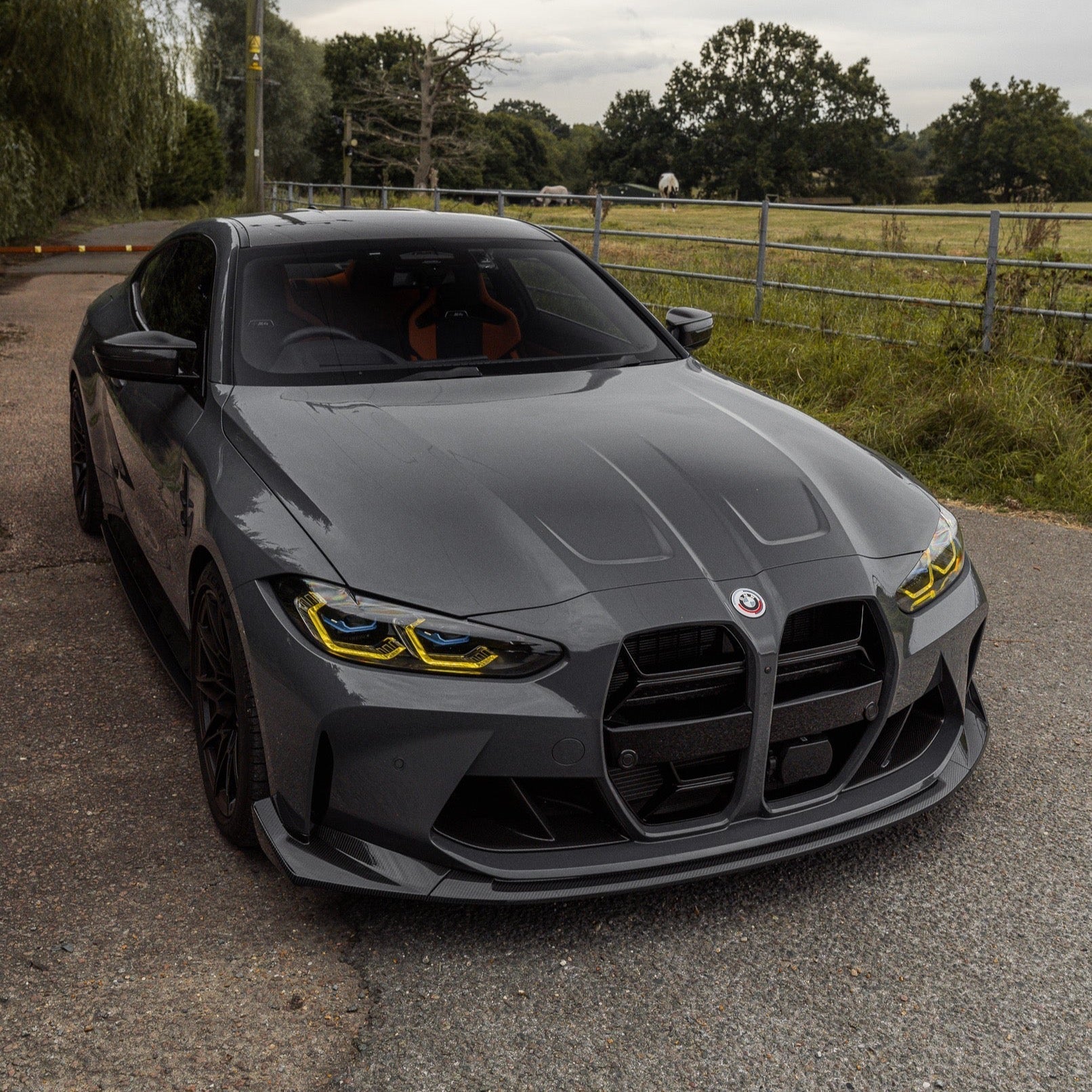 TRE BMW M3 G80 G81 & BMW M4 G82 G83 Pre-Preg Carbon Fibre CSL Front Splitter (2021+)