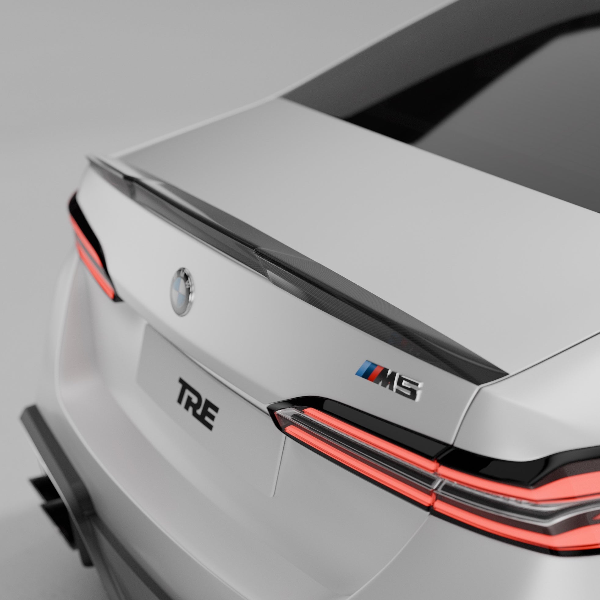 TRE BMW M5 G90 & G60 5 Series Pre-Preg Carbon Fibre PR-1 Rear Spoiler