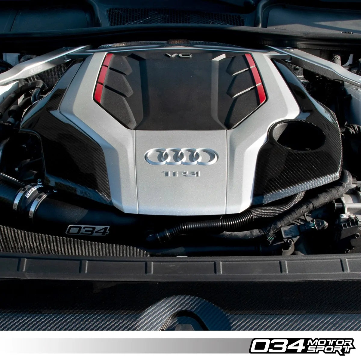034Motorsport Audi B9 3.0T Carbon Fiber Engine Cover