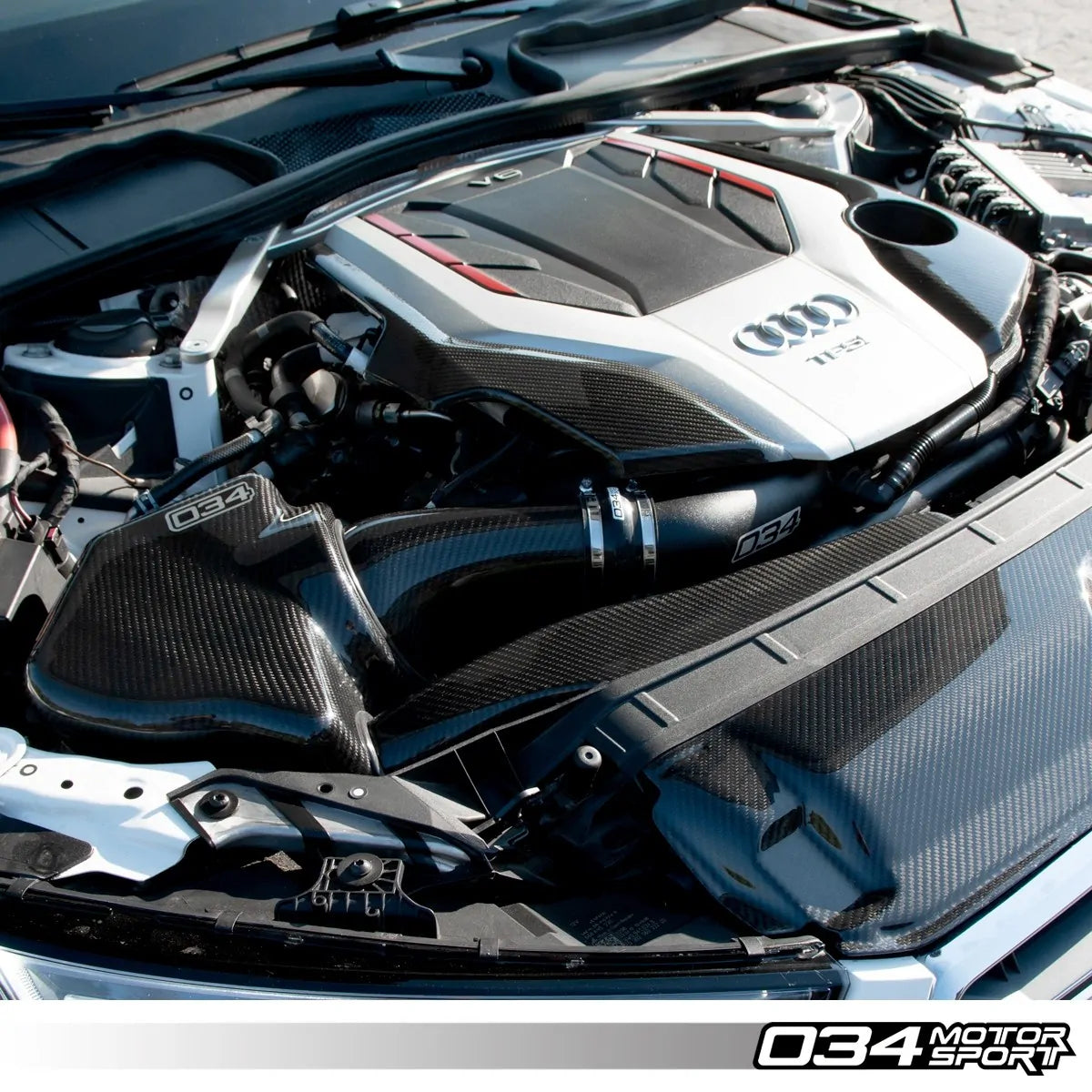 034Motorsport Audi B9 3.0T Carbon Fiber Engine Cover